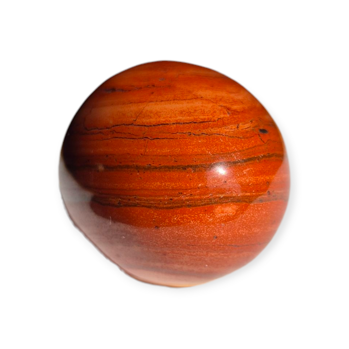 Crystals - Red Jasper Polished Egg