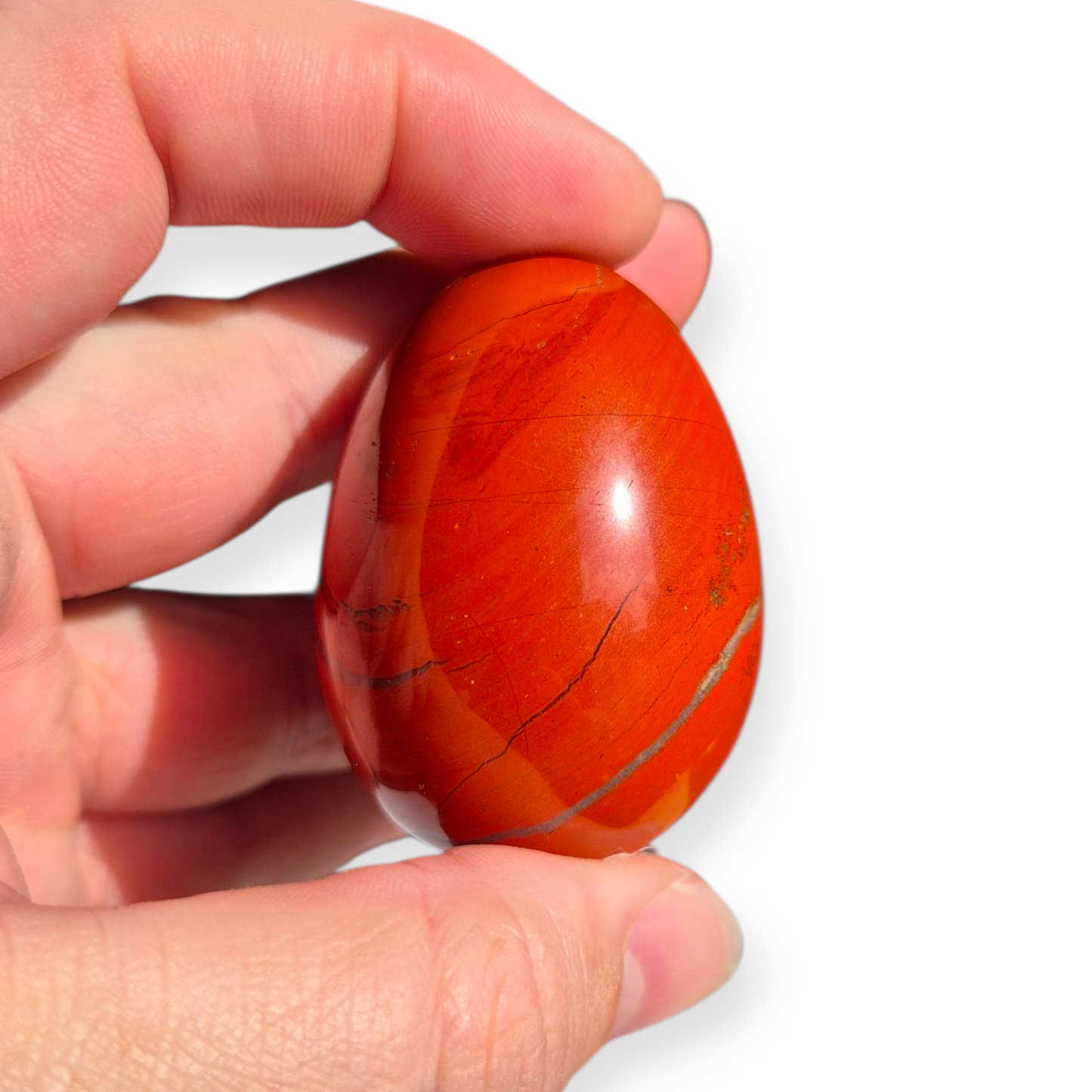 Crystals - Red Jasper Polished Egg