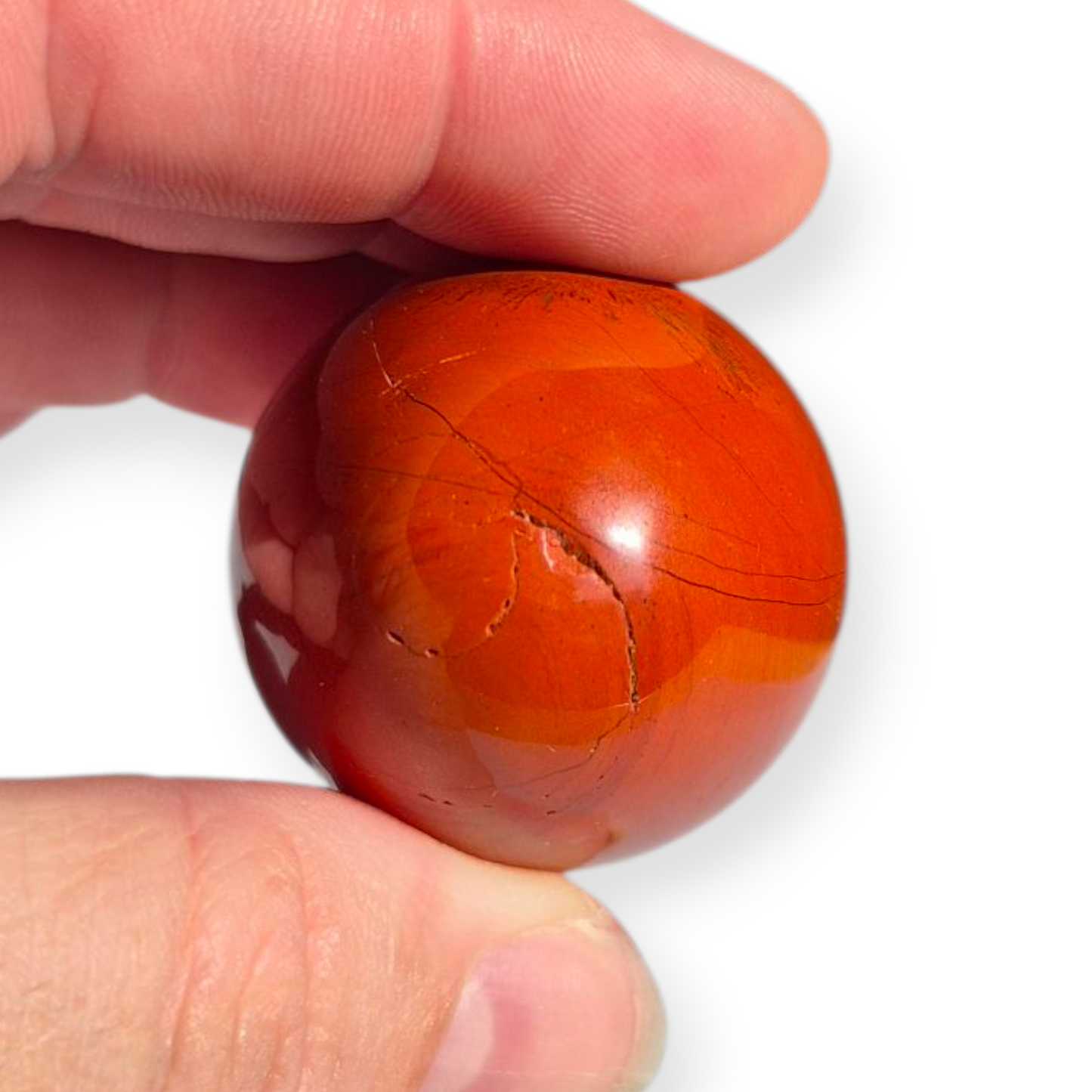 Crystals - Red Jasper Polished Egg