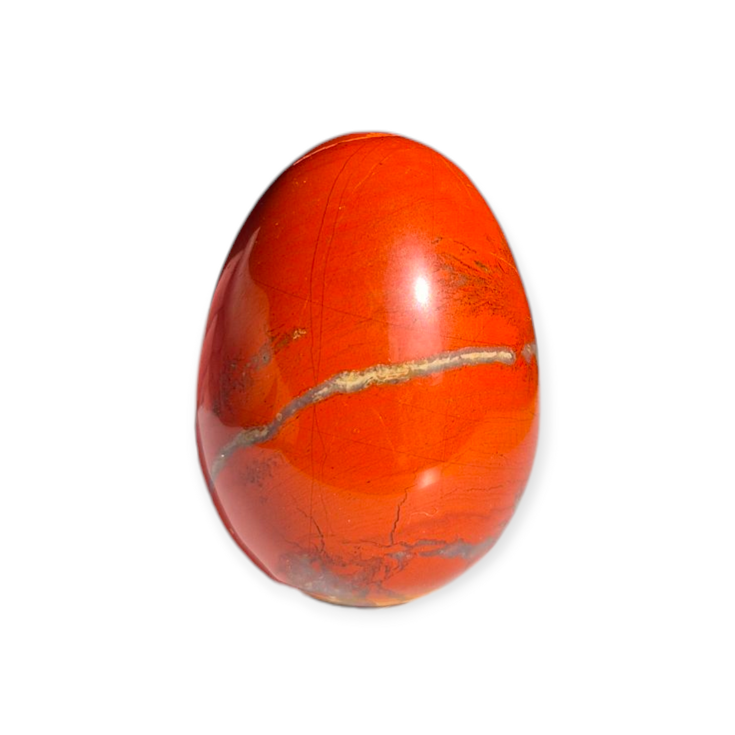 Crystals - Red Jasper Polished Egg