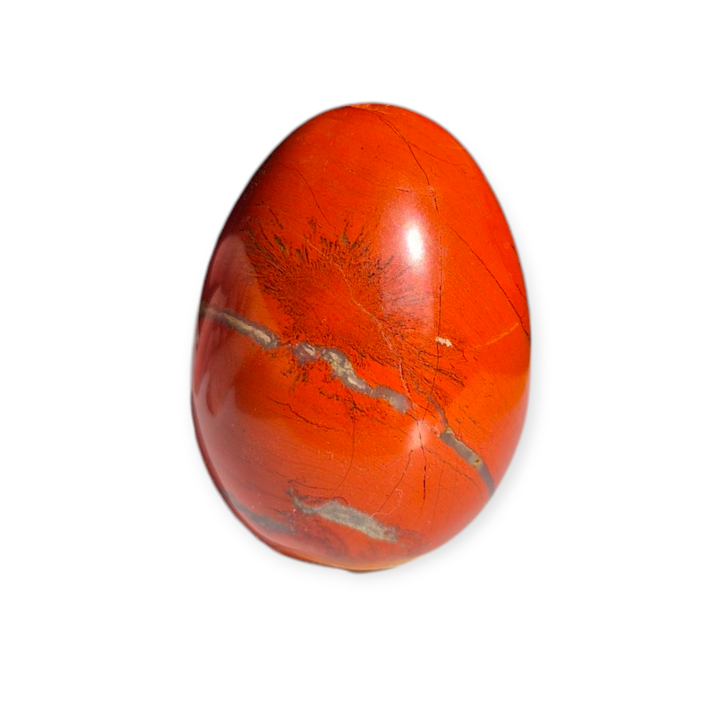 Crystals - Red Jasper Polished Egg