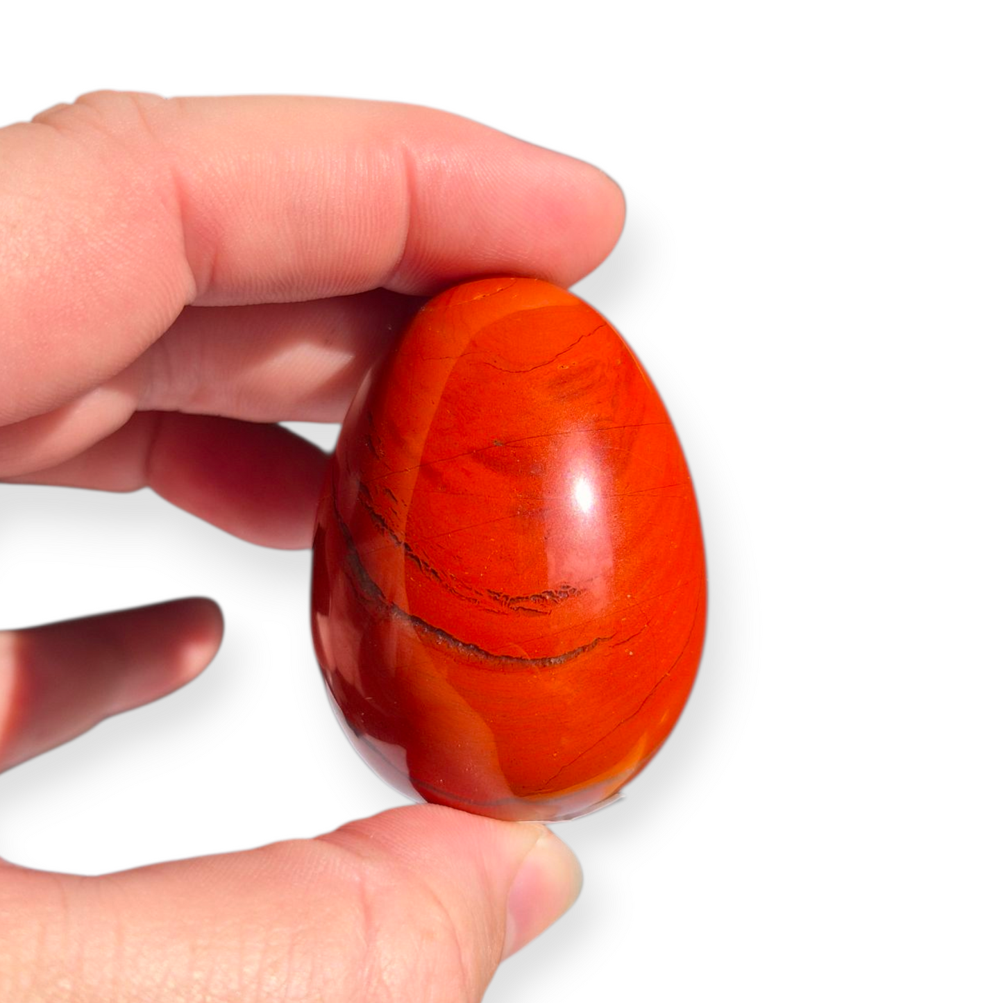 Crystals - Red Jasper Polished Egg