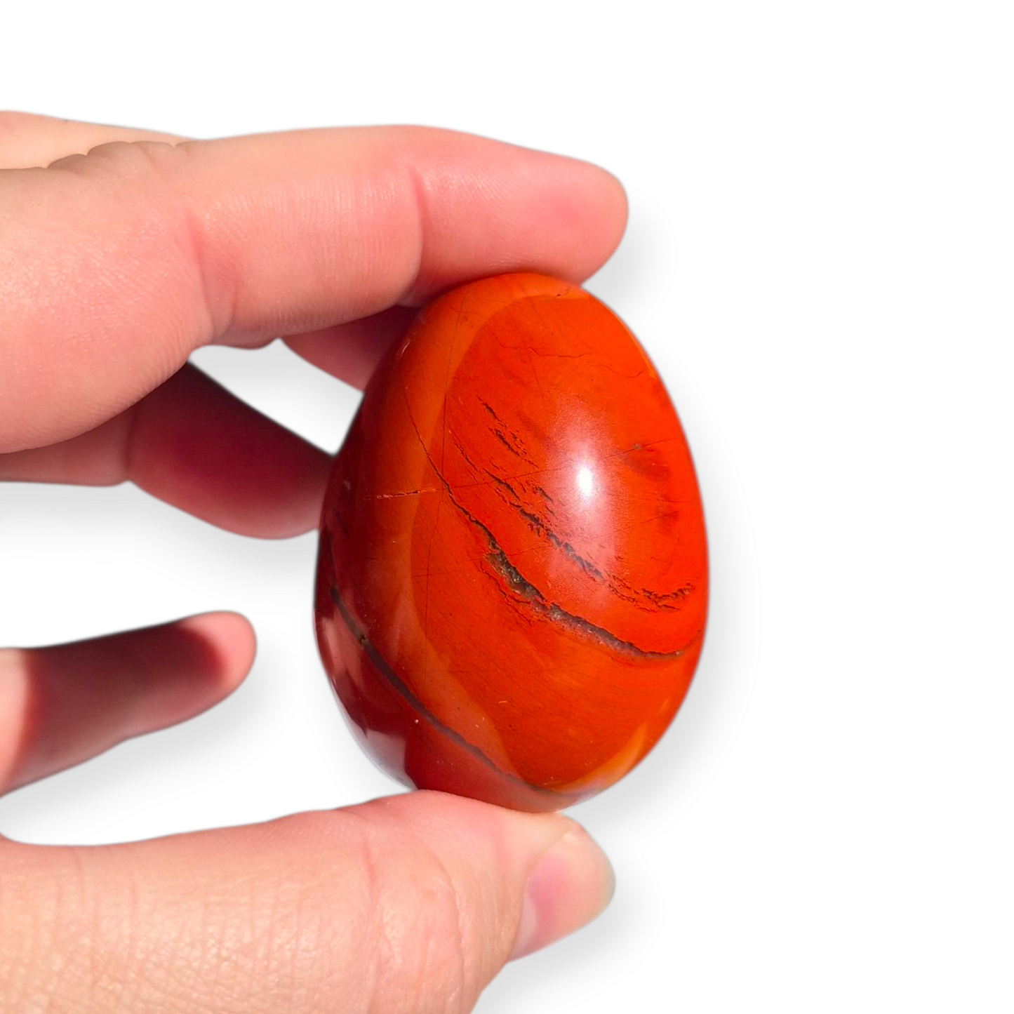 Crystals - Red Jasper Polished Egg