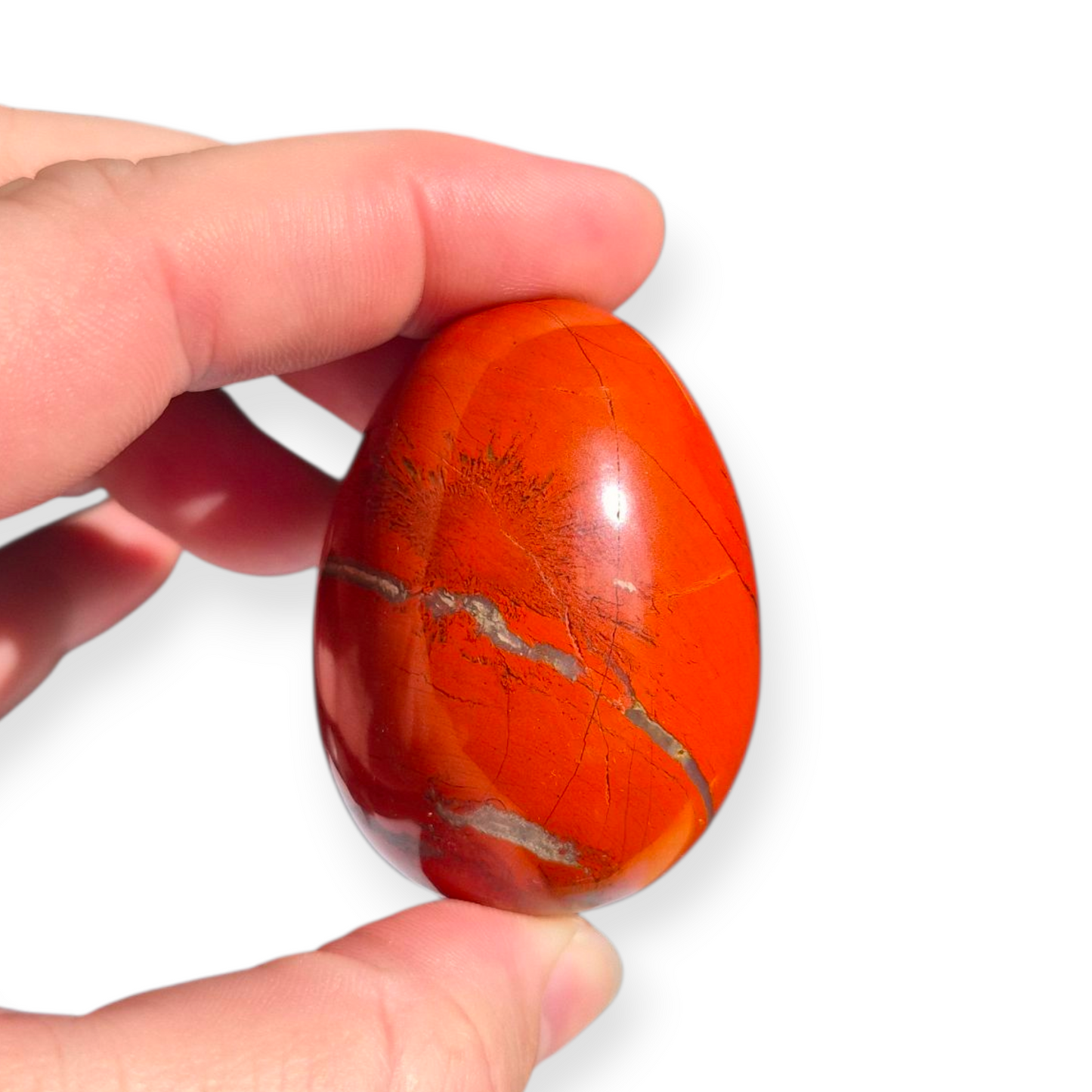 Crystals - Red Jasper Polished Egg