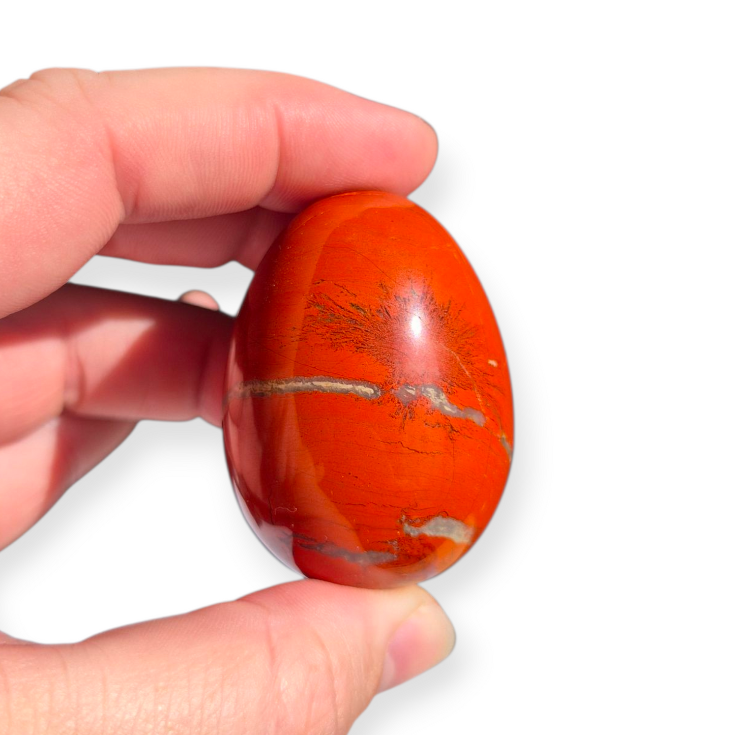 Crystals - Red Jasper Polished Egg