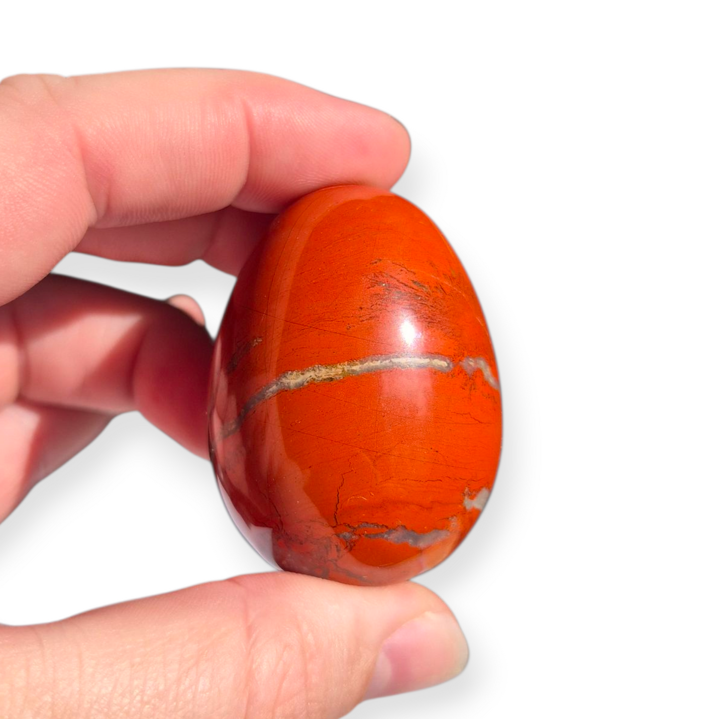 Crystals - Red Jasper Polished Egg