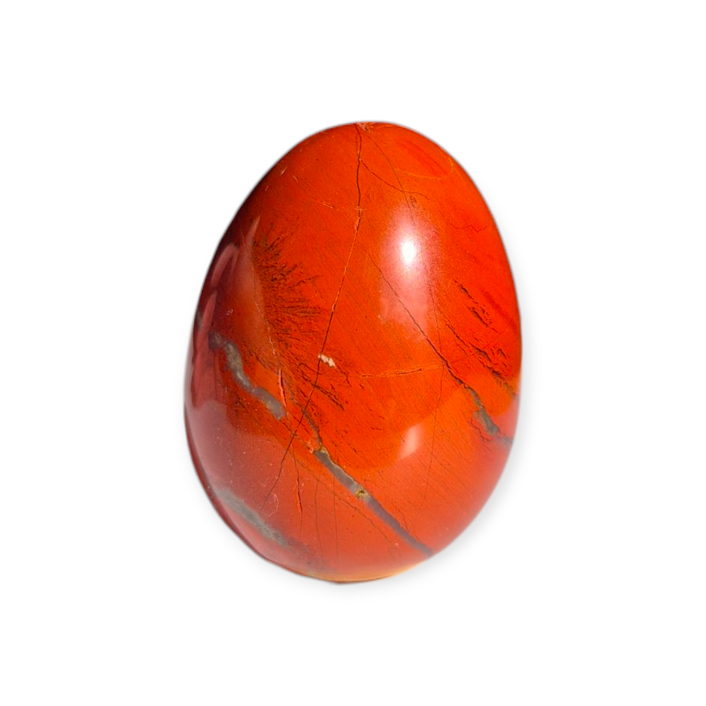 Crystals - Red Jasper Polished Egg