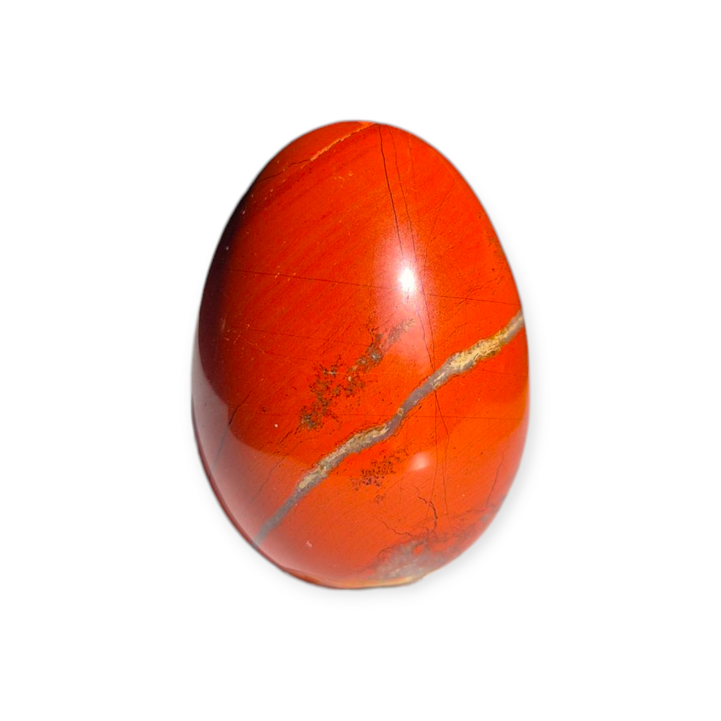 Crystals - Red Jasper Polished Egg