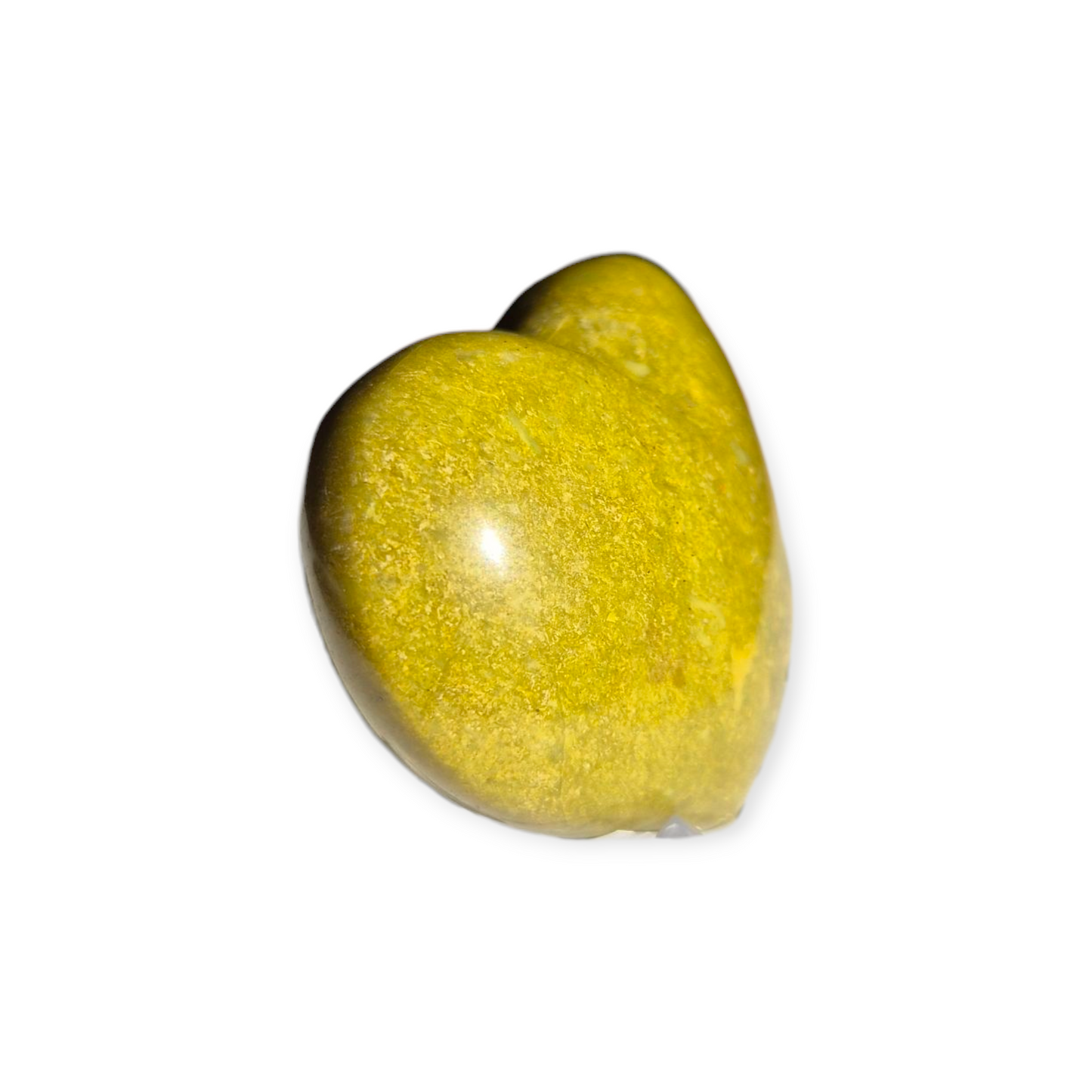 Crystals - Green Opal Polished Hearts