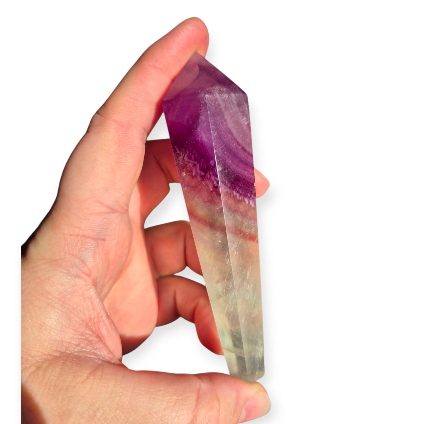 Crystals - Rainbow Fluorite Wand
