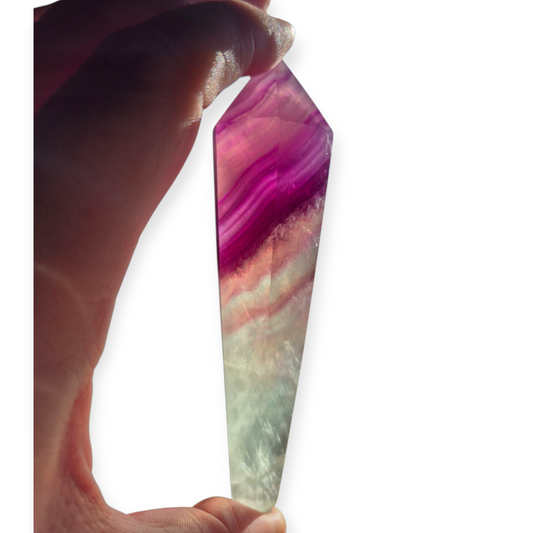 Crystals - Rainbow Fluorite Wand