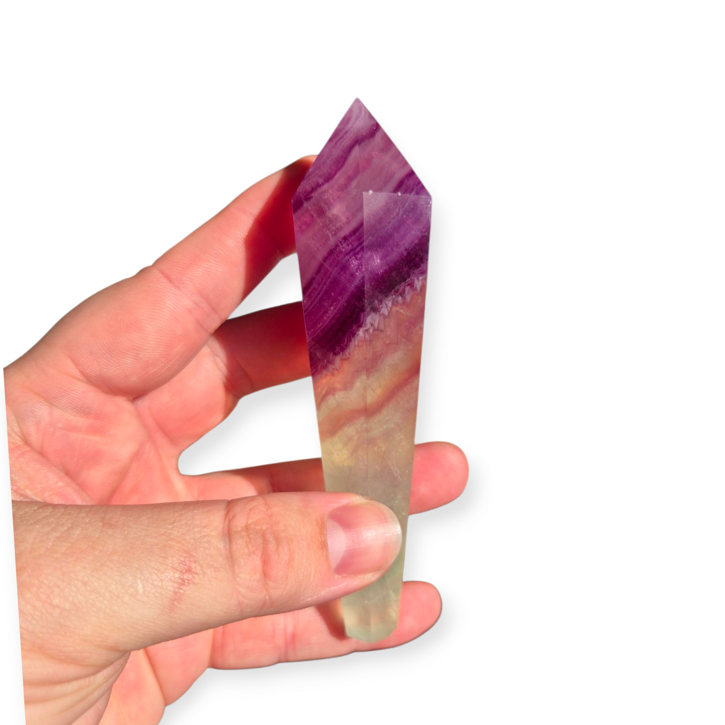 Crystals - Rainbow Fluorite Wand