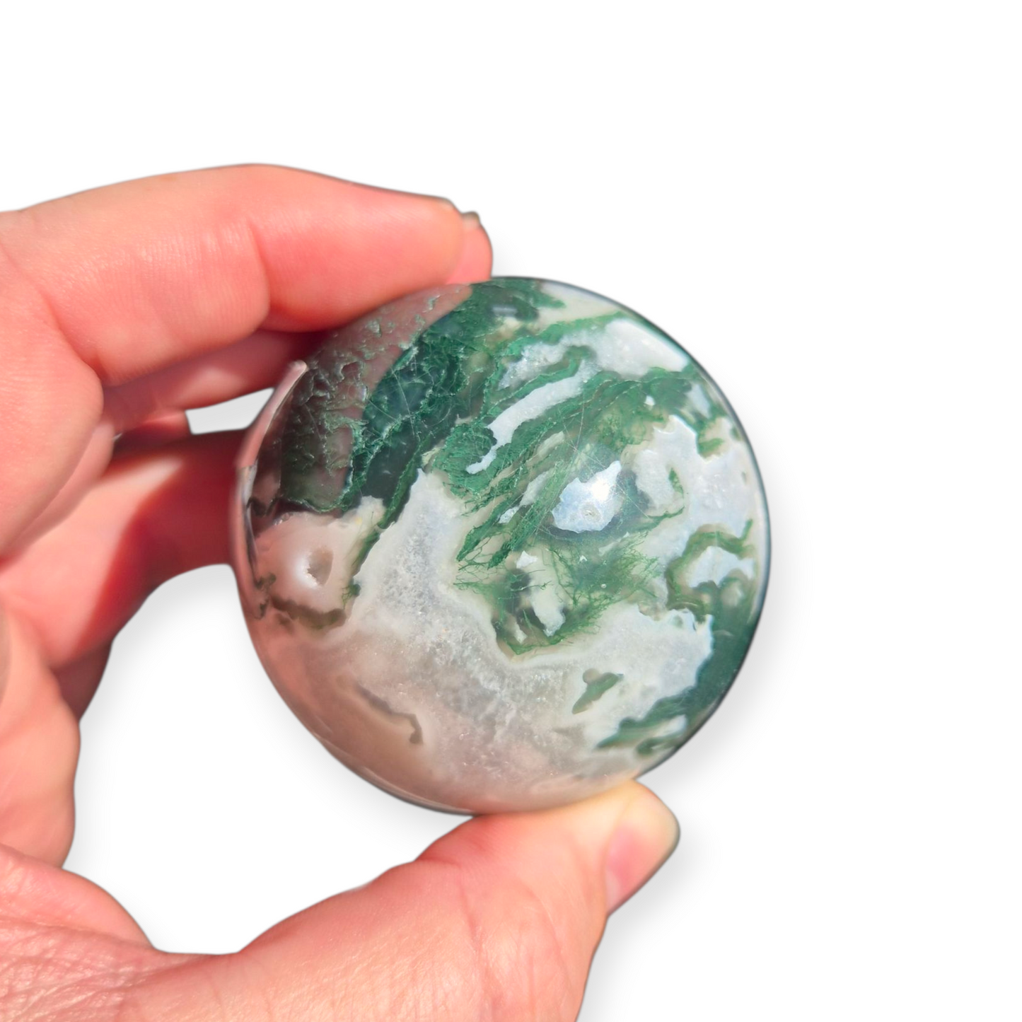 Crystals - Moss Agate Sphere
