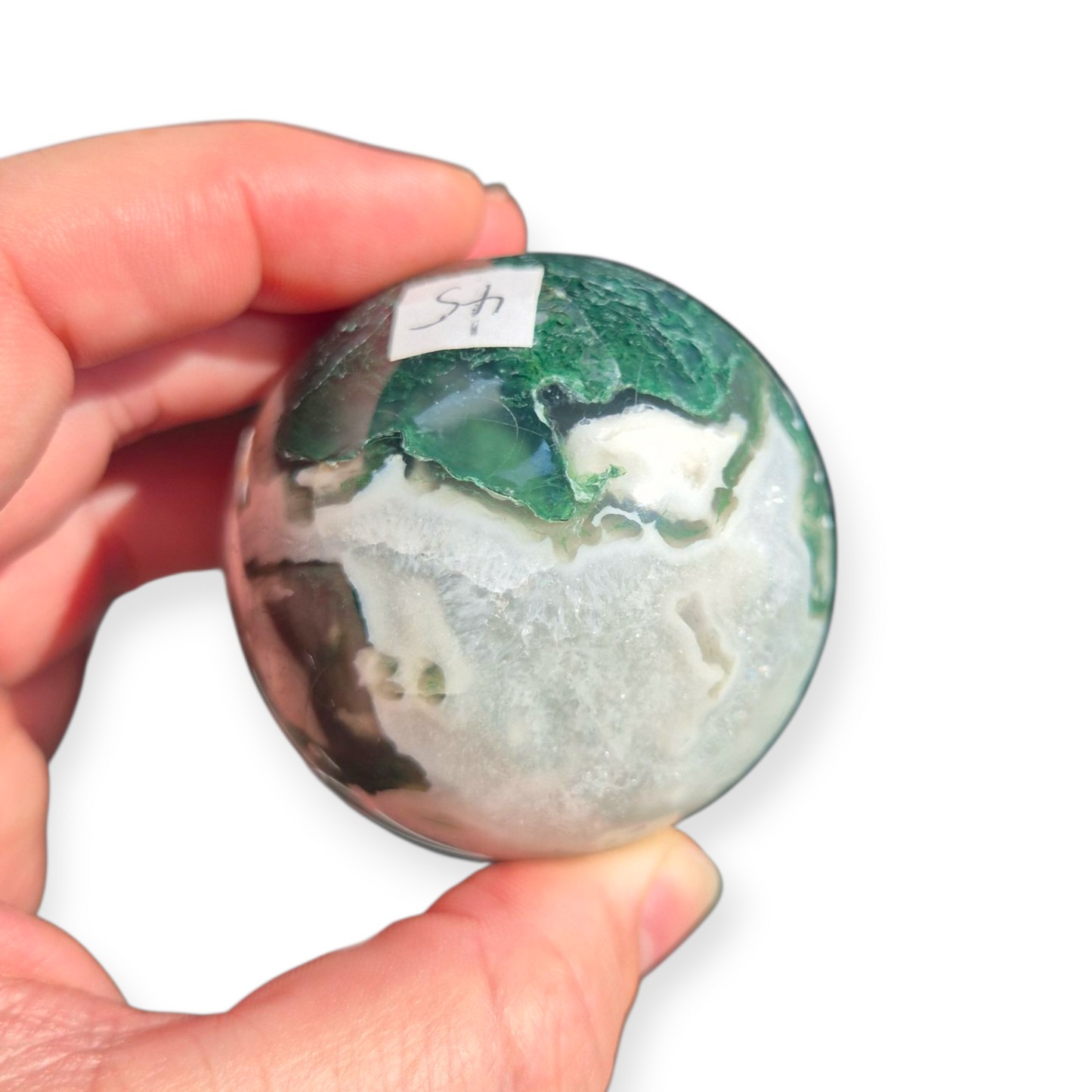 Crystals - Moss Agate Sphere