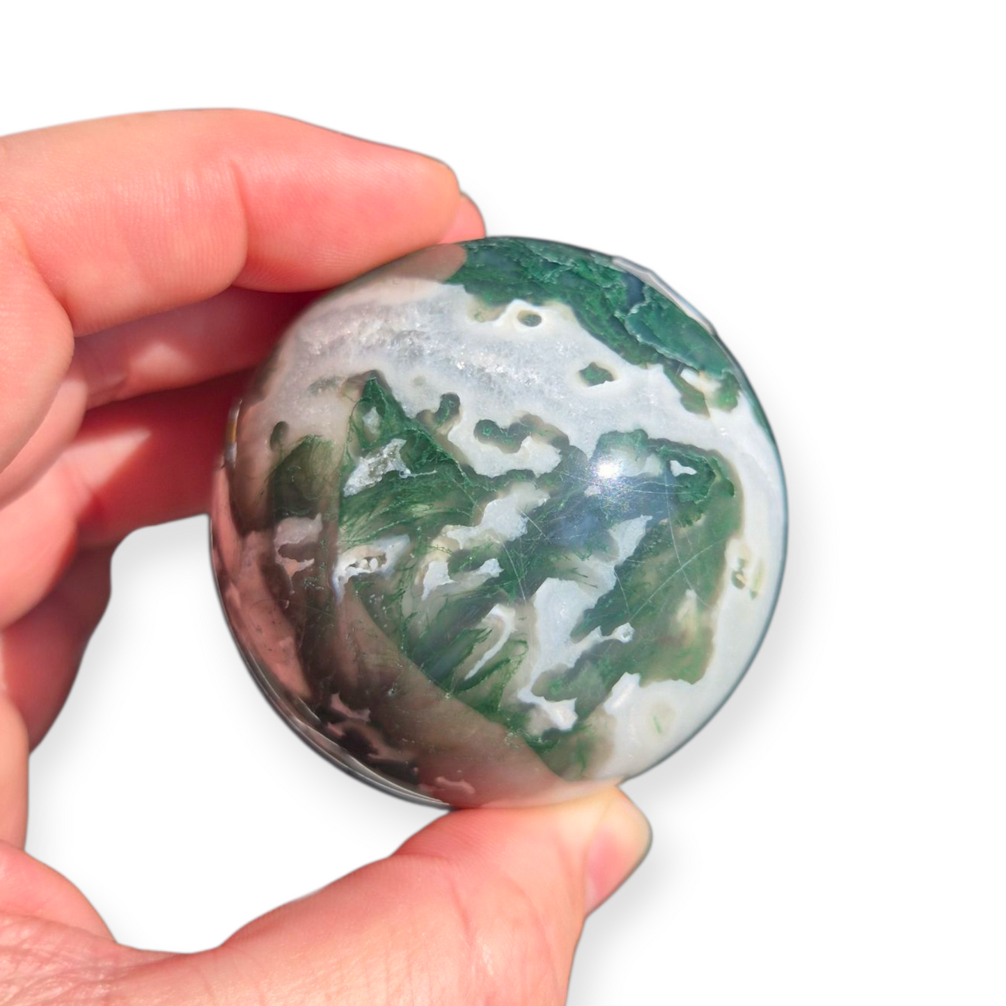 Crystals - Moss Agate Sphere