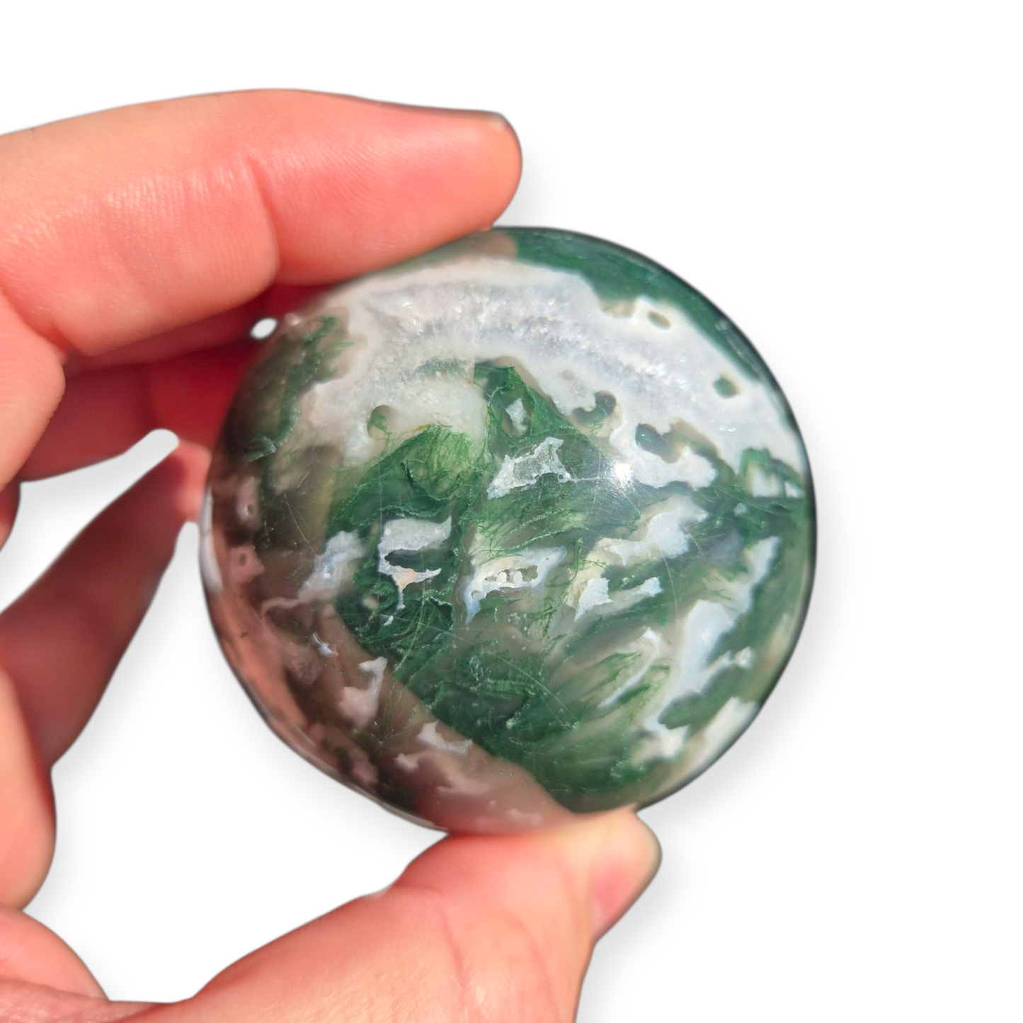 Crystals - Moss Agate Sphere