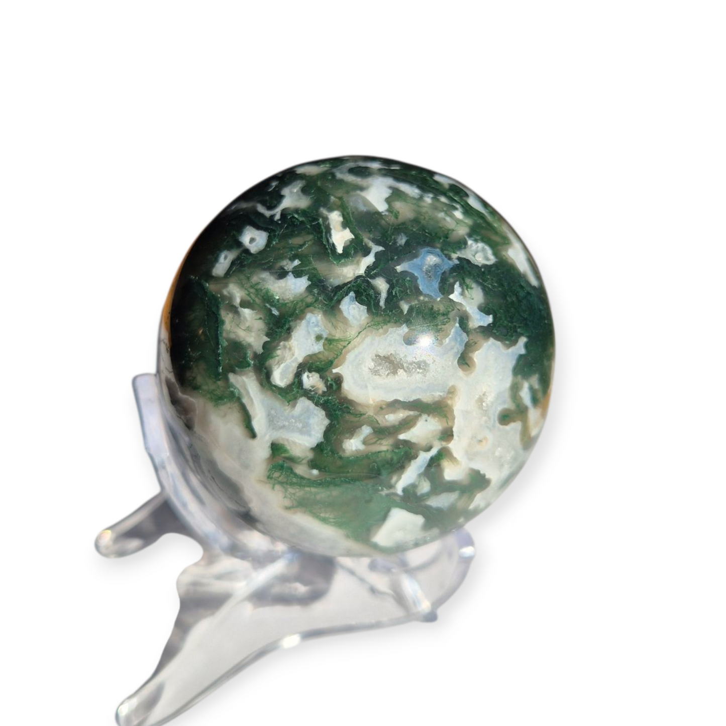 Crystals - Moss Agate Sphere