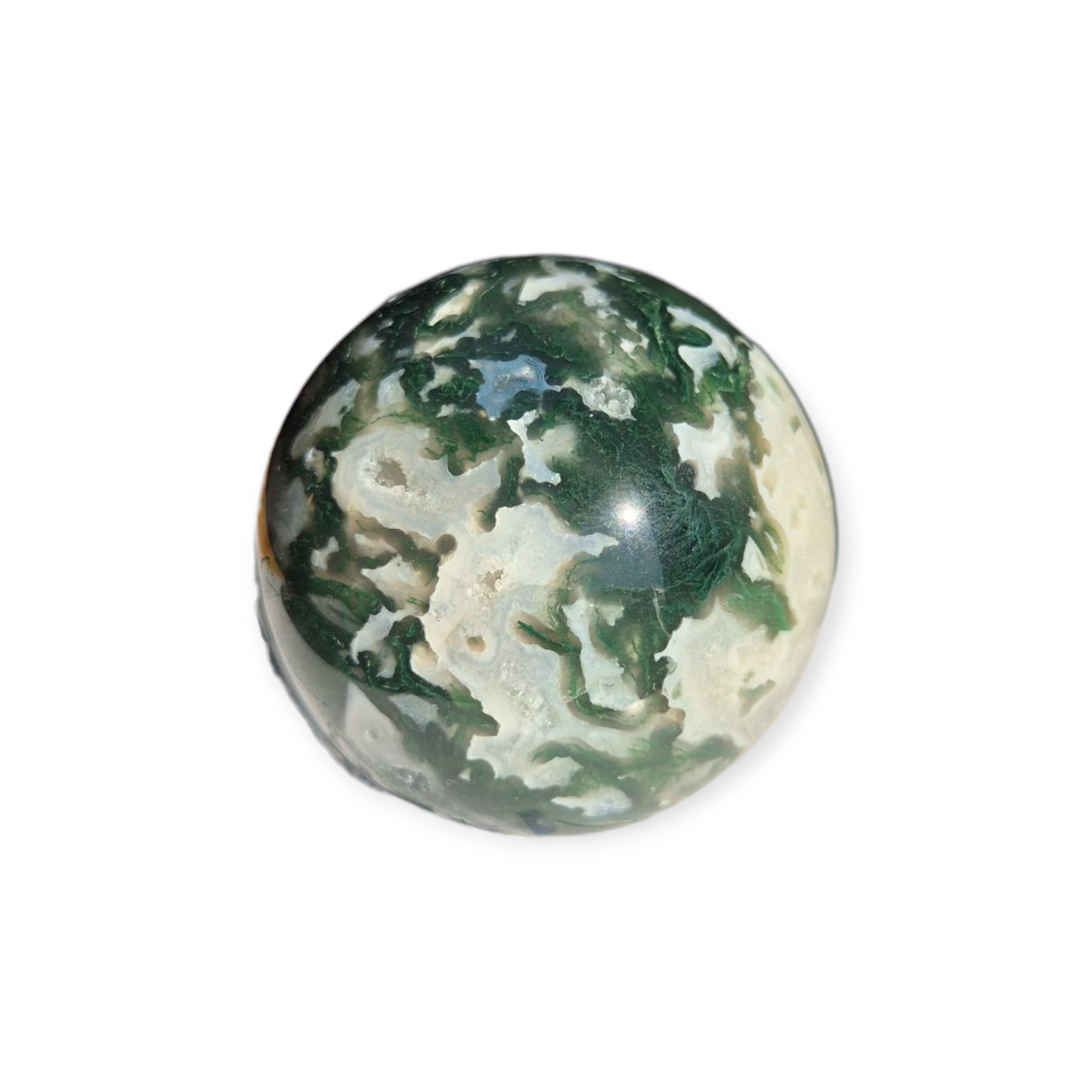 Crystals - Moss Agate Sphere