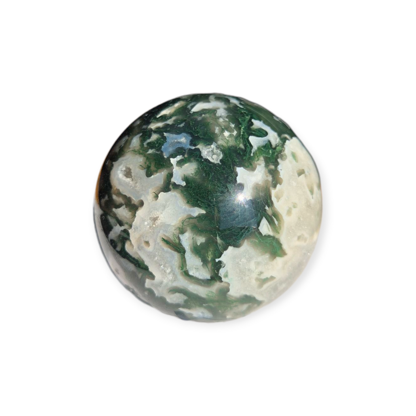 Crystals - Moss Agate Sphere