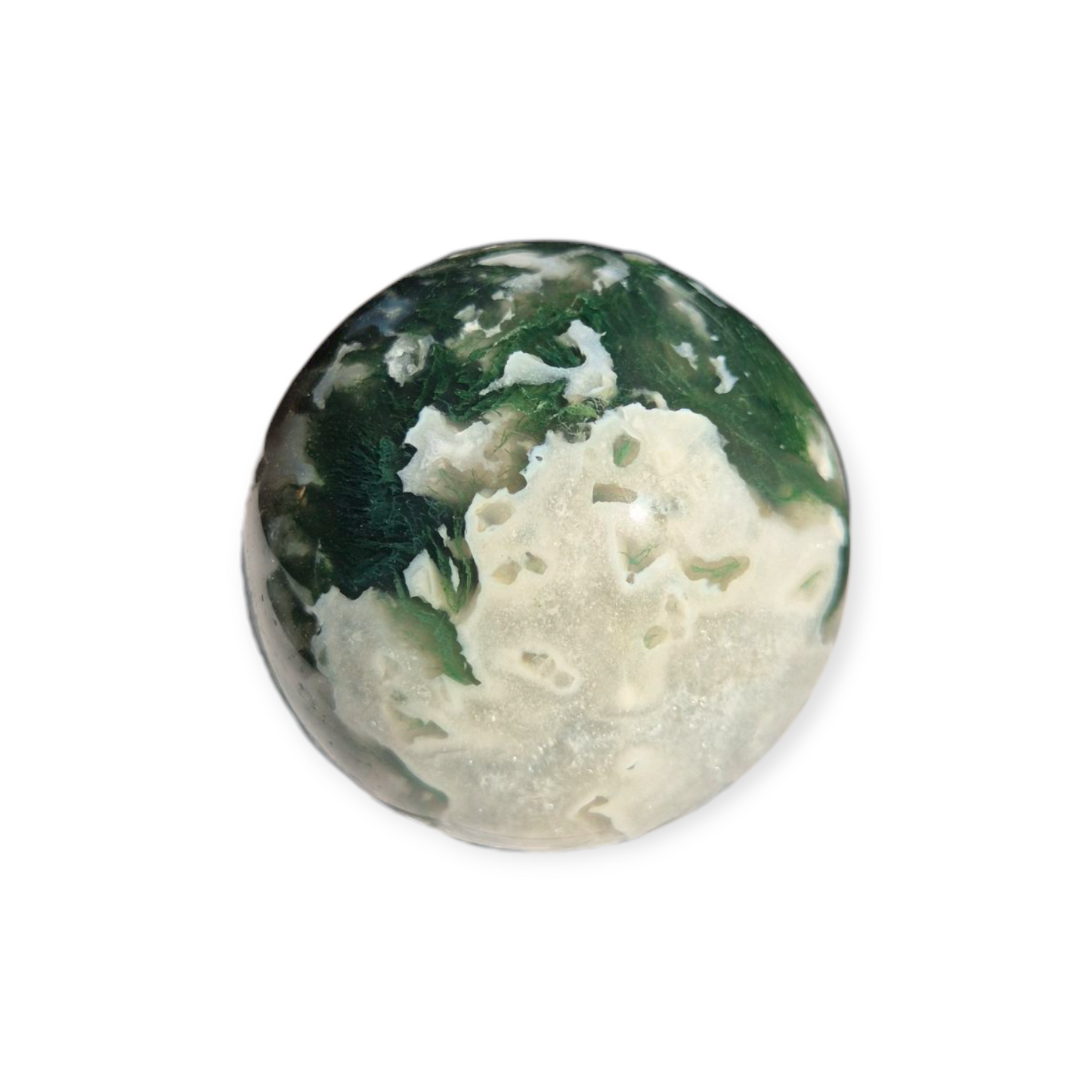 Crystals - Moss Agate Sphere