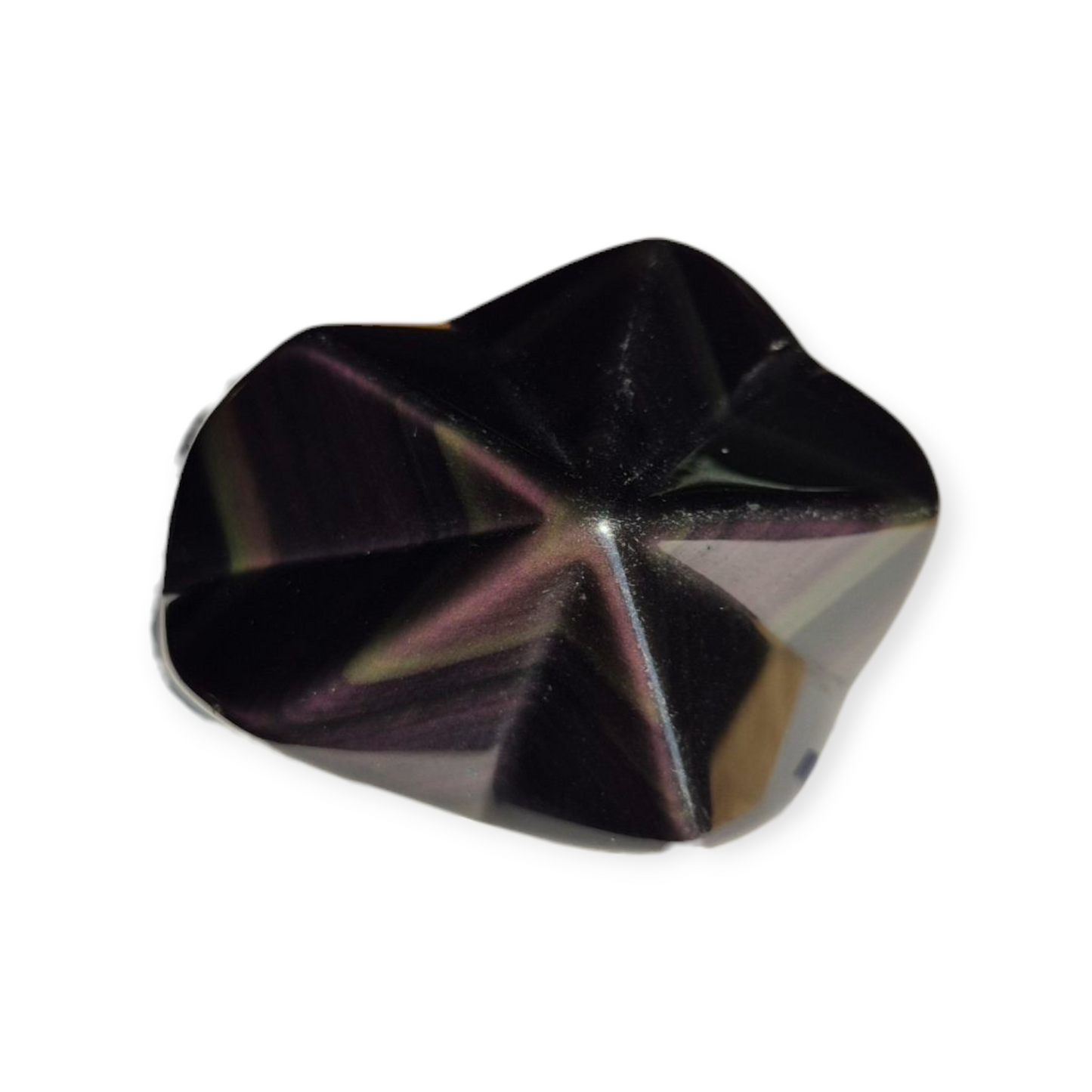 Crystals - Rainbow Obsidian Freeform with Star