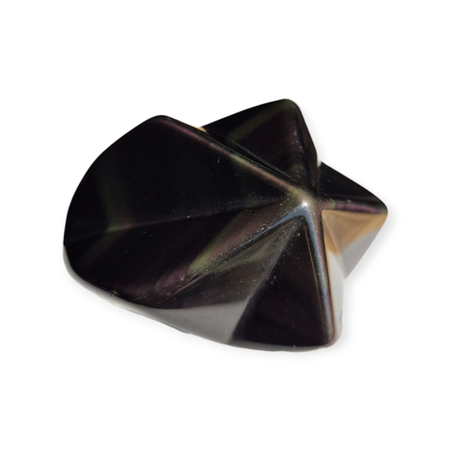 Crystals - Rainbow Obsidian Freeform with Star