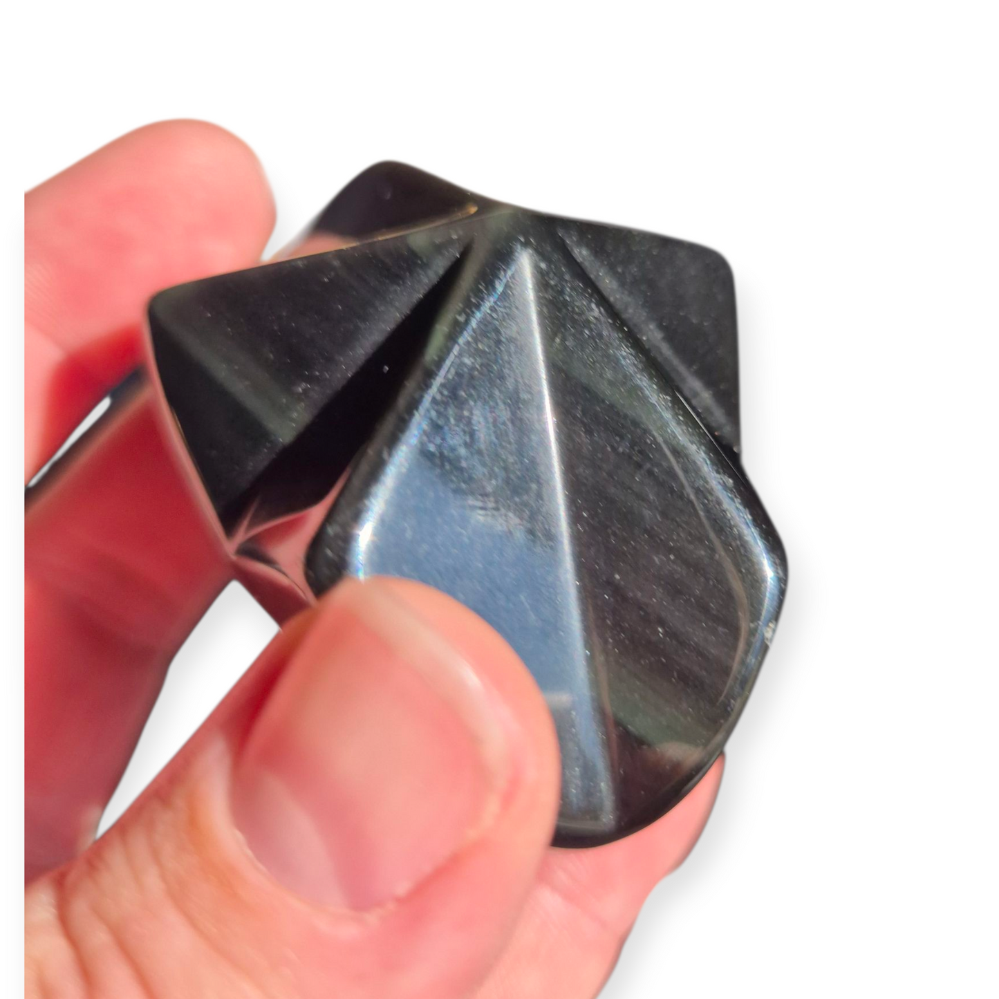 Crystals - Rainbow Obsidian Freeform with Star