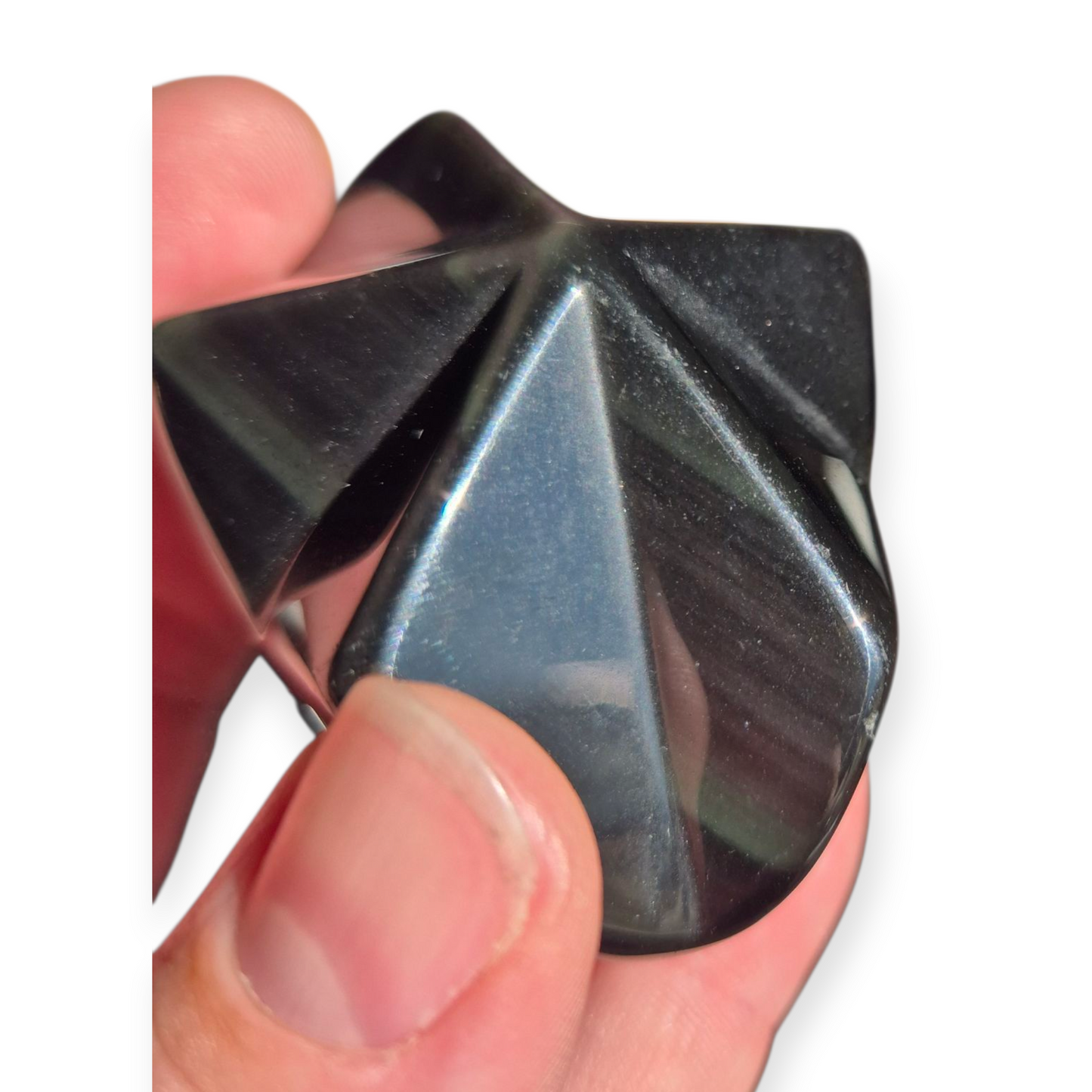 Crystals - Rainbow Obsidian Freeform with Star
