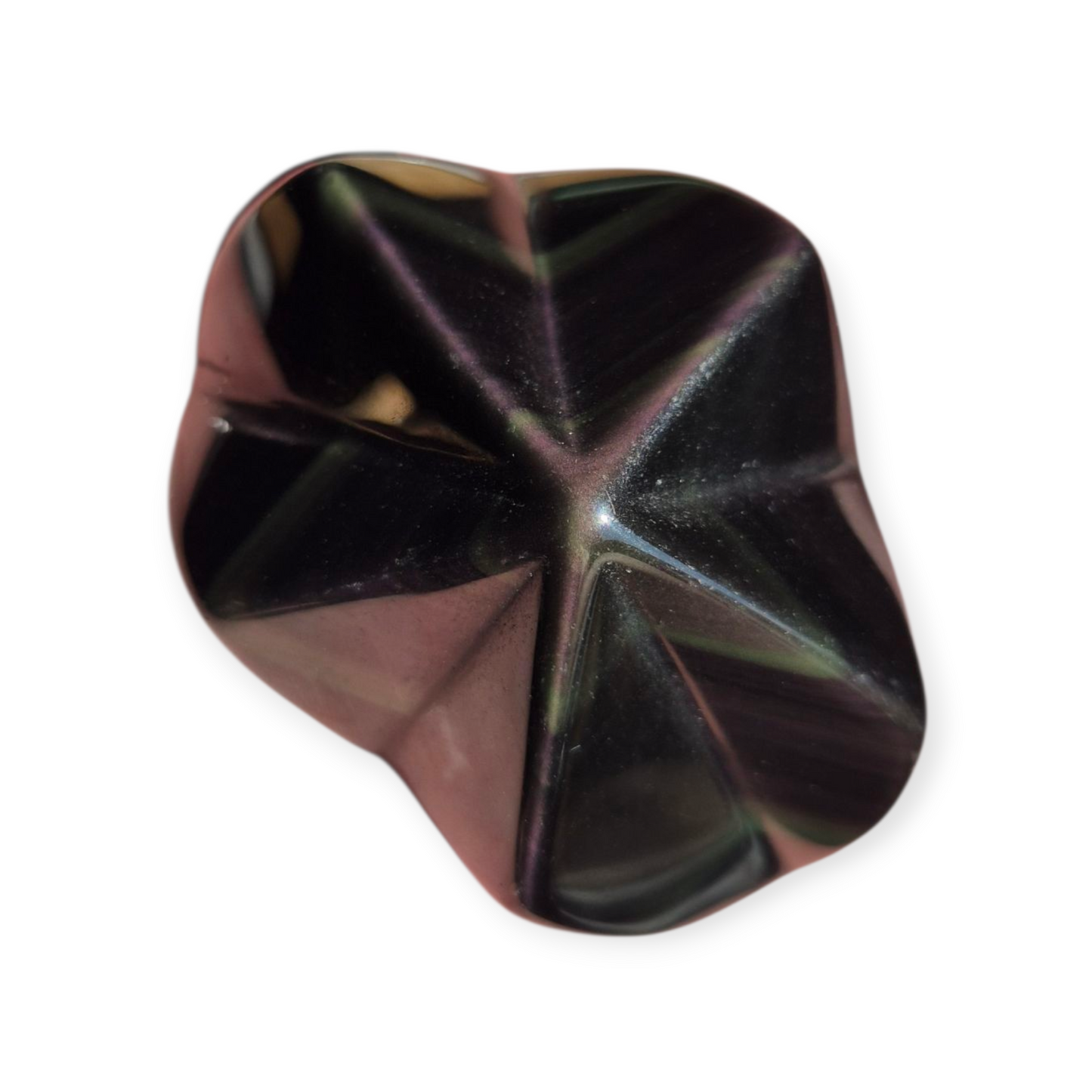 Crystals - Rainbow Obsidian Freeform with Star