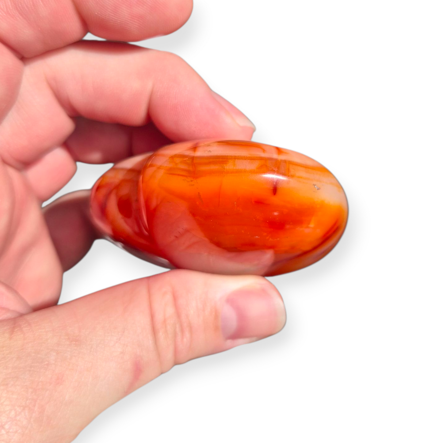 Crystals - Carnelian Polished Heart