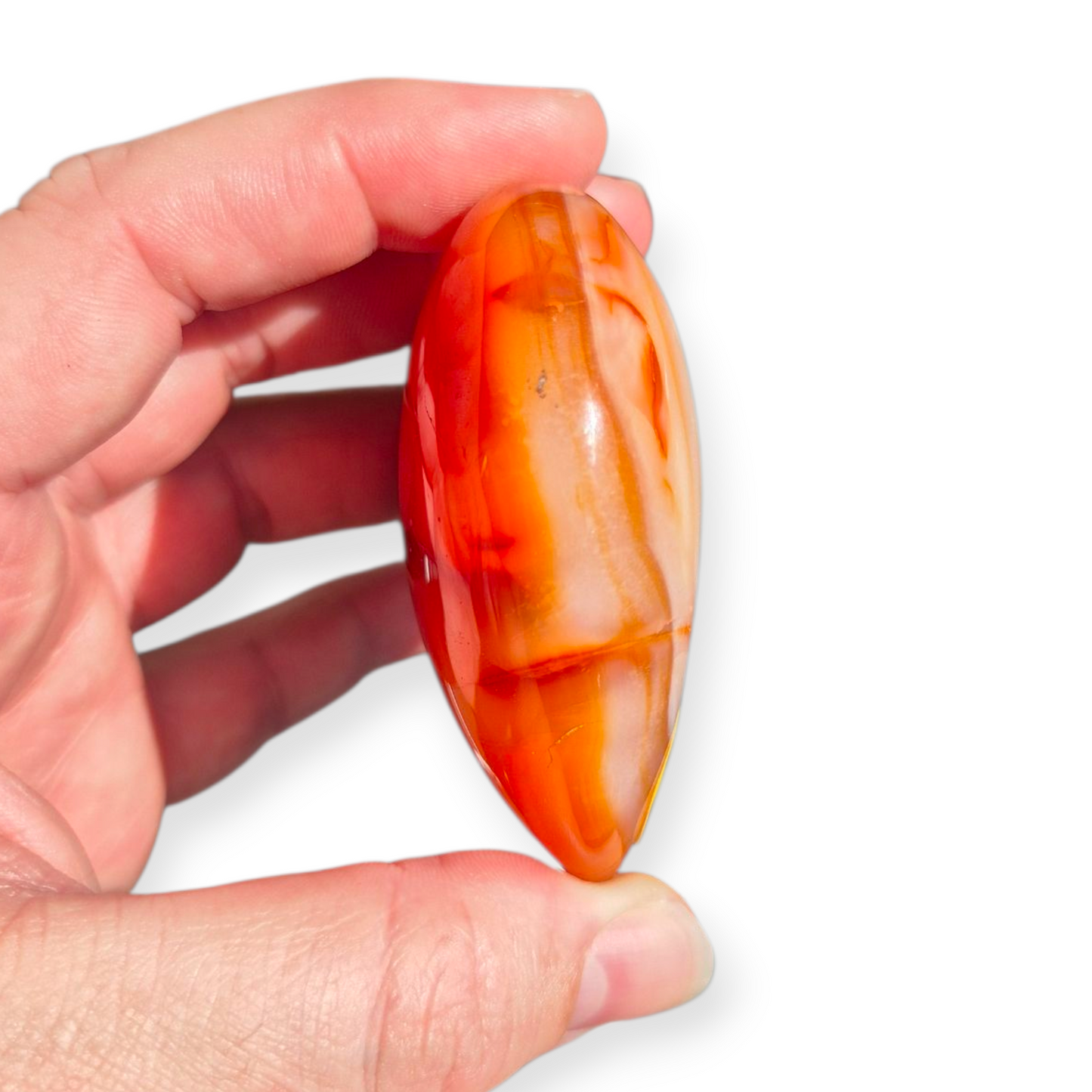 Crystals - Carnelian Polished Heart