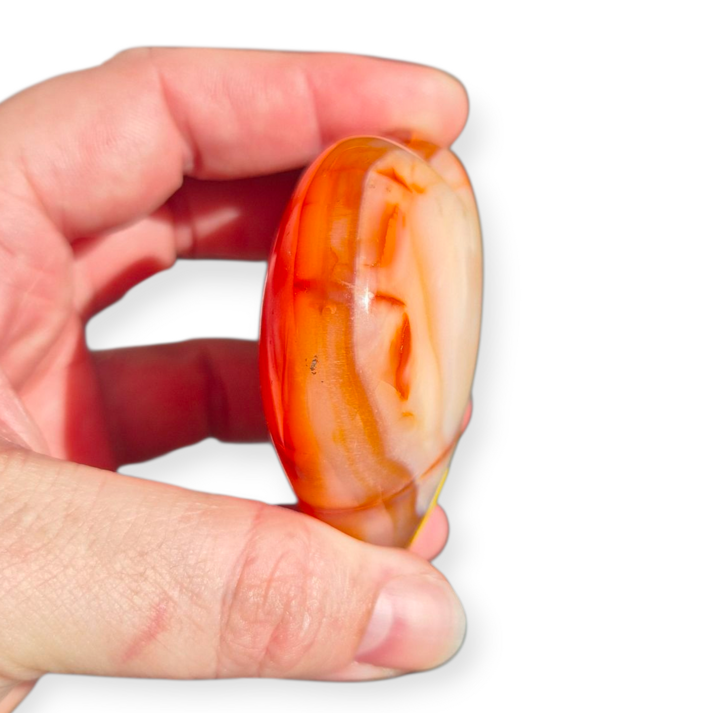 Crystals - Carnelian Polished Heart