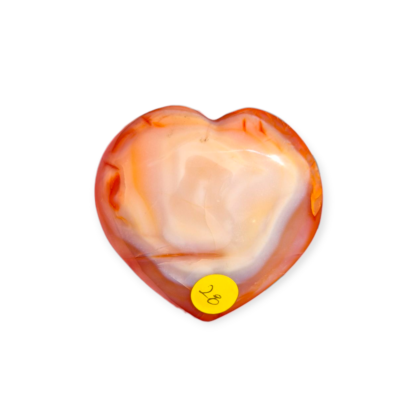 Crystals - Carnelian Polished Heart