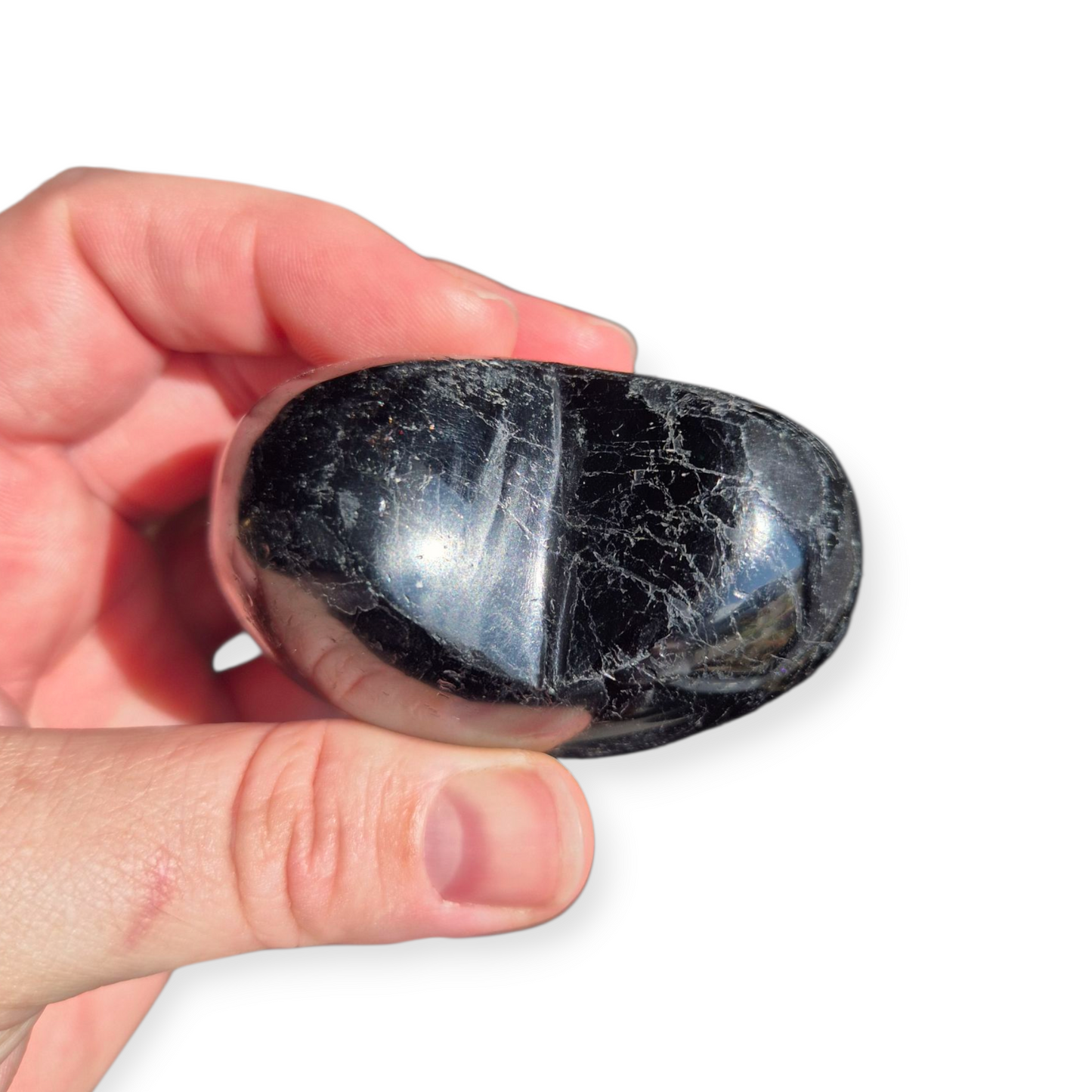 Crystals - Black Tourmaline Polished Heart