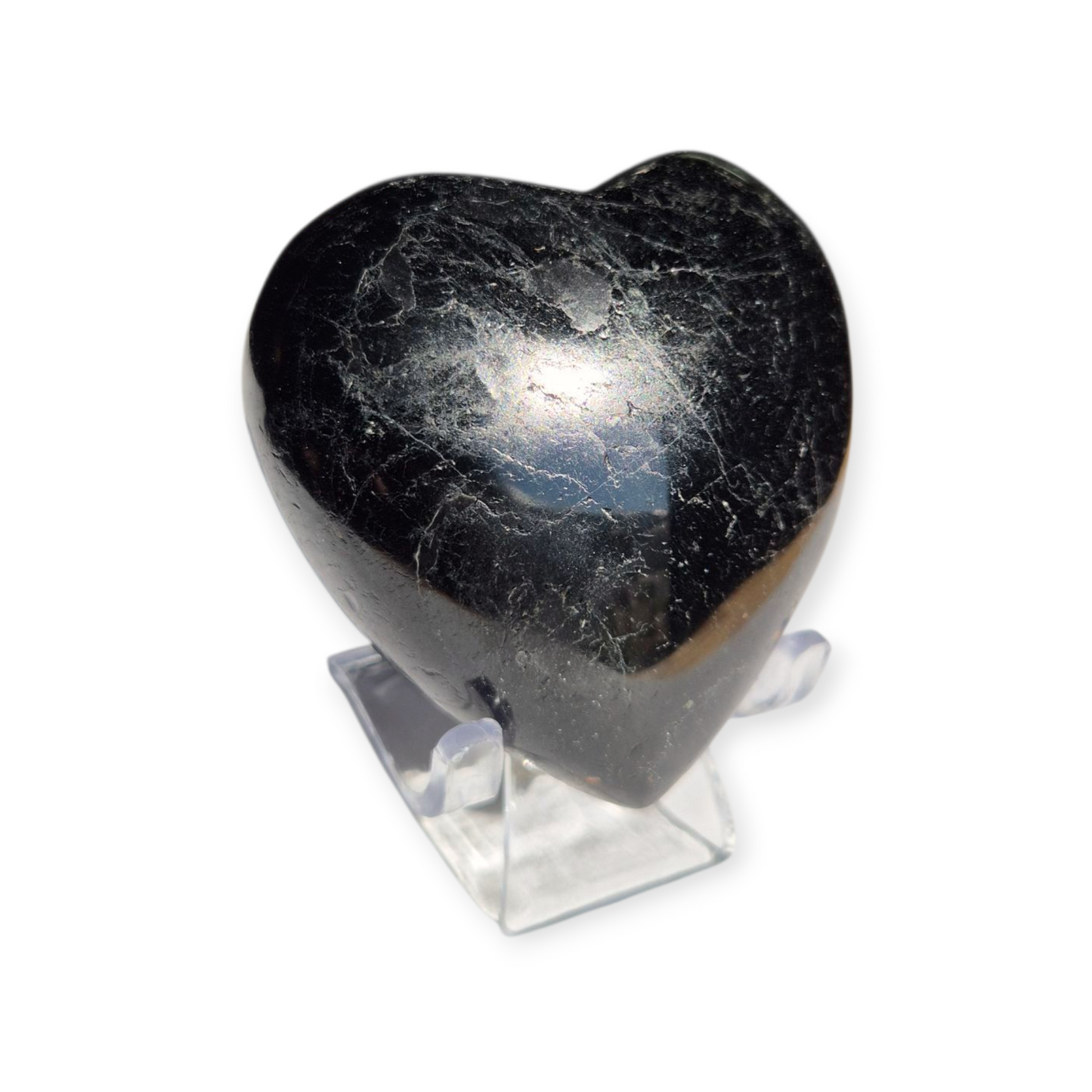 Crystals - Black Tourmaline Polished Heart