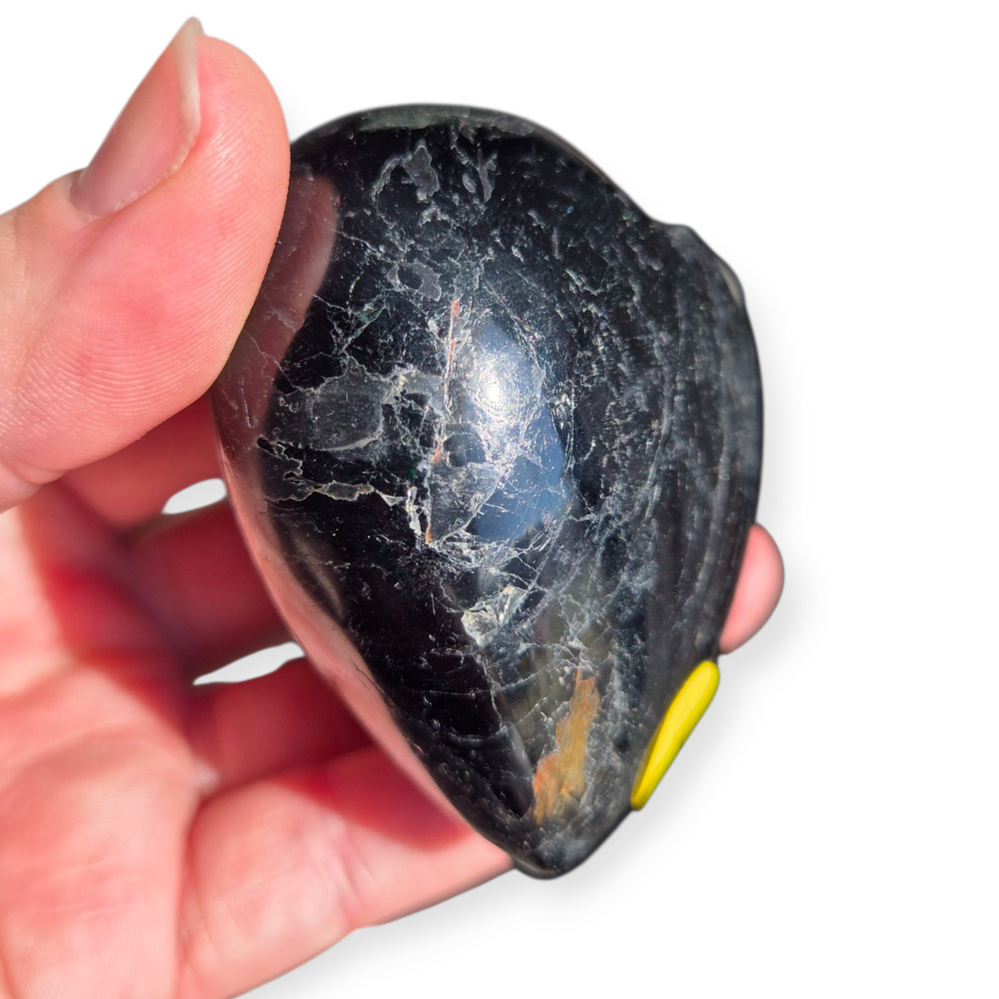 Crystals - Black Tourmaline Polished Heart
