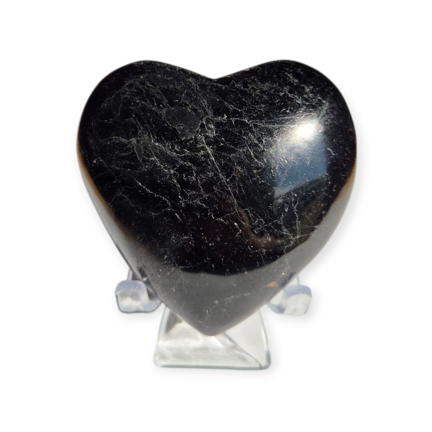 Crystals - Black Tourmaline Polished Heart