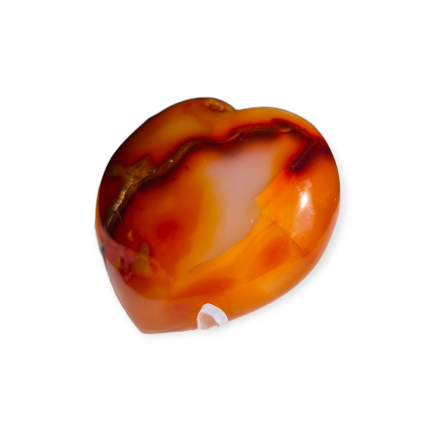 Crystals - Carnelian Polished Heart