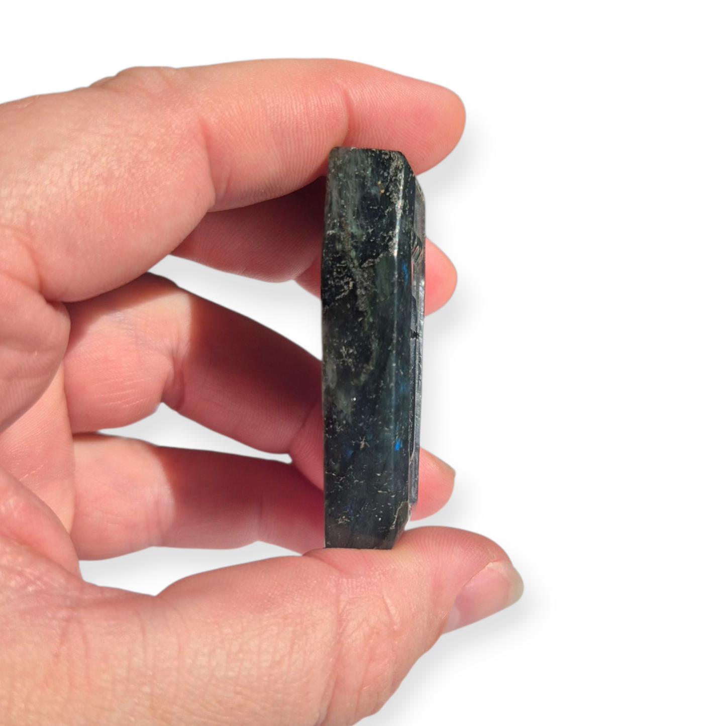 Crystals - Labradorite Coffin Carving