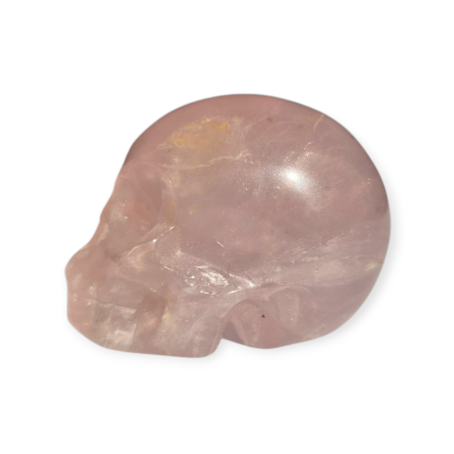 Crystals - Rose Quartz Skull (with Star)