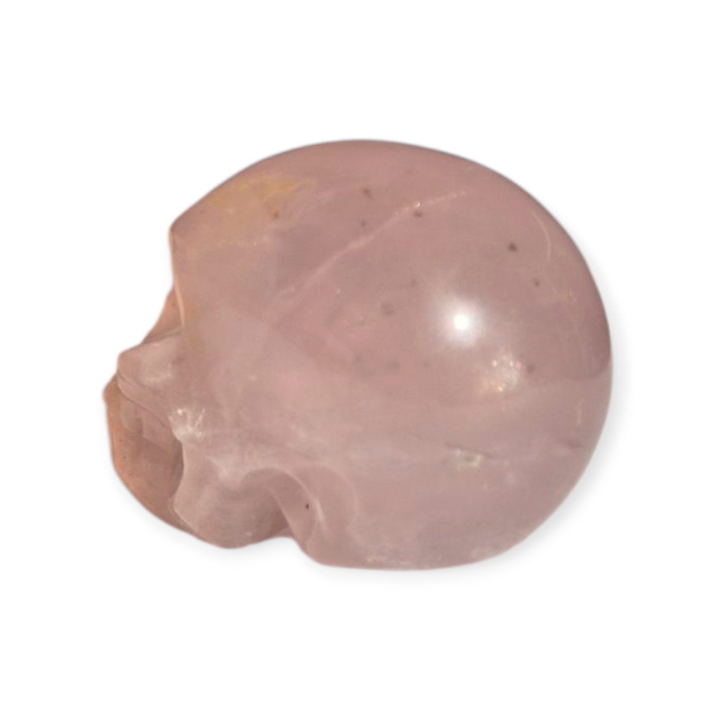 Crystals - Rose Quartz Skull (with Star)