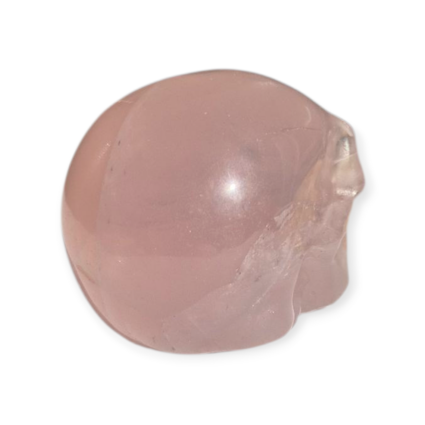 Crystals - Rose Quartz Skull (with Star)