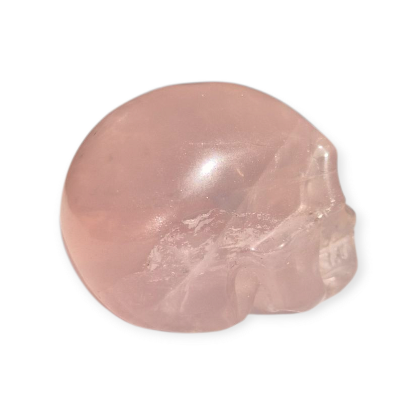 Crystals - Rose Quartz Skull (with Star)