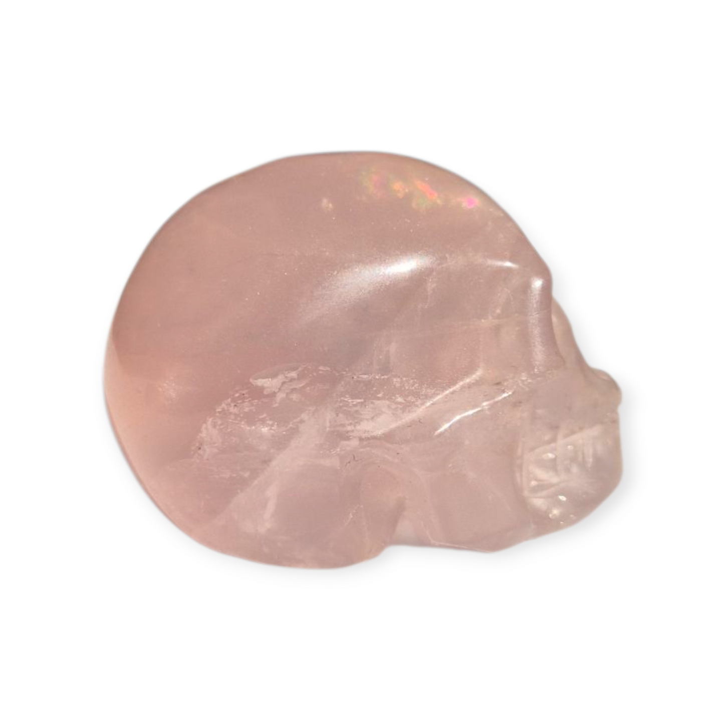 Crystals - Rose Quartz Skull (with Star)