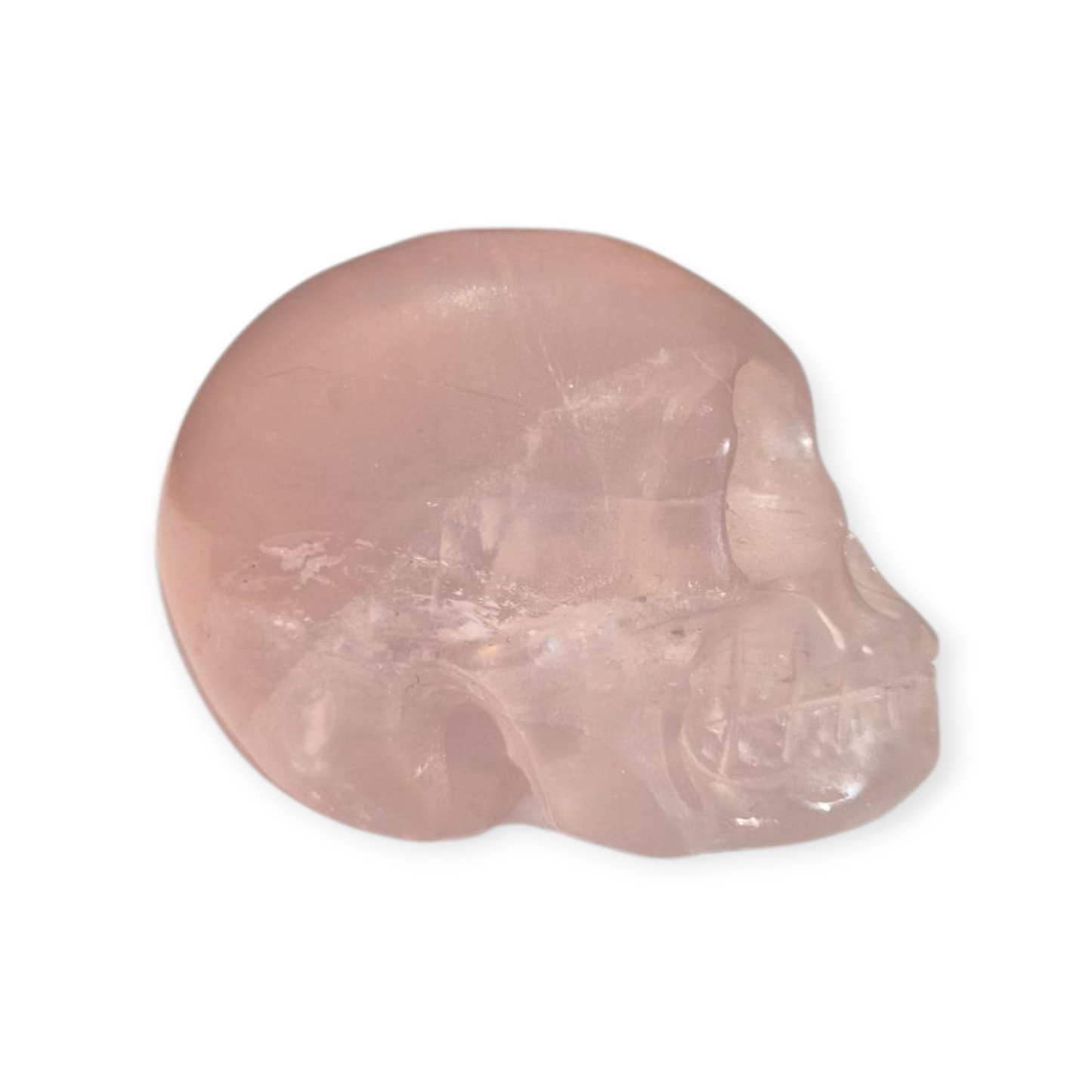 Crystals - Rose Quartz Skull (with Star)