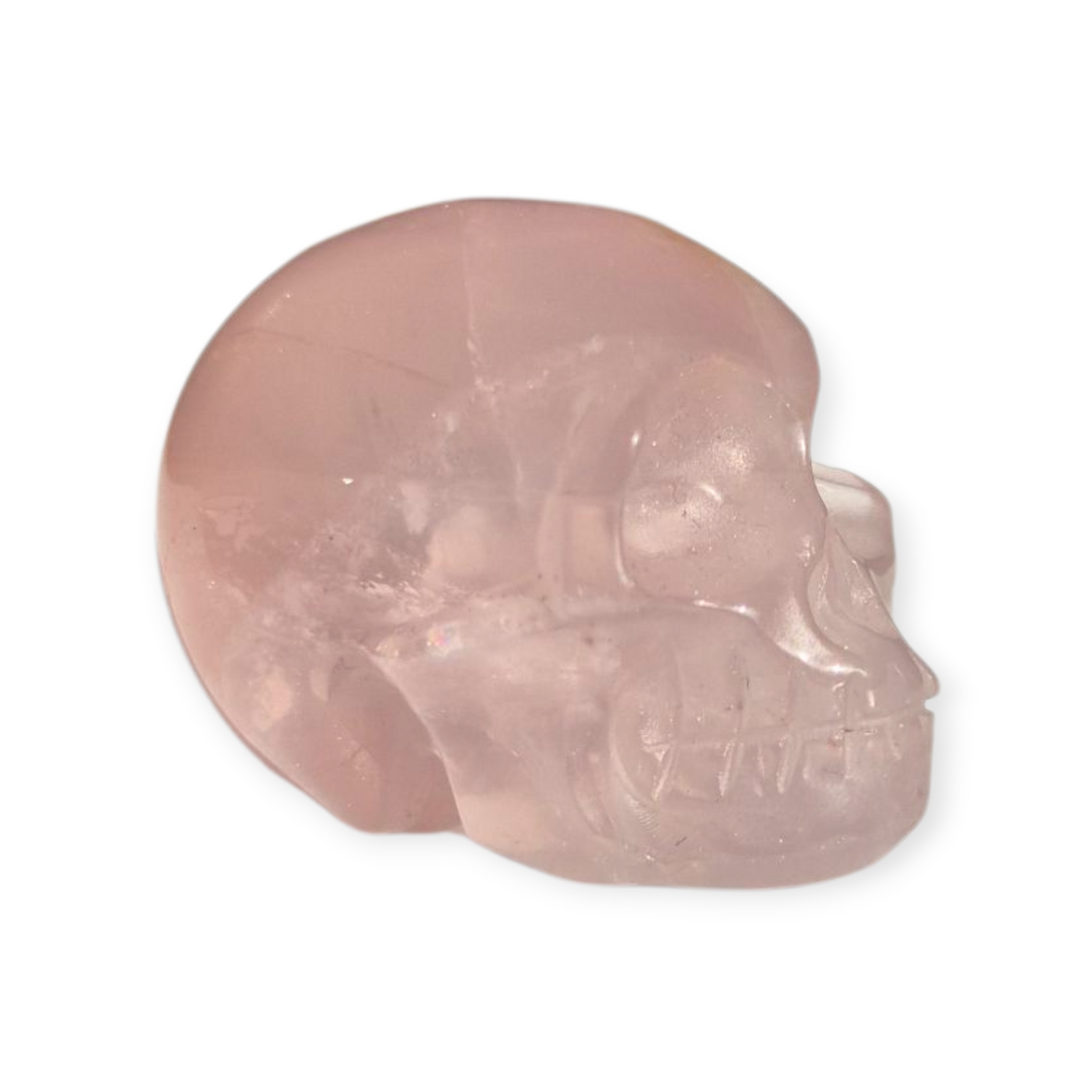 Crystals - Rose Quartz Skull (with Star)