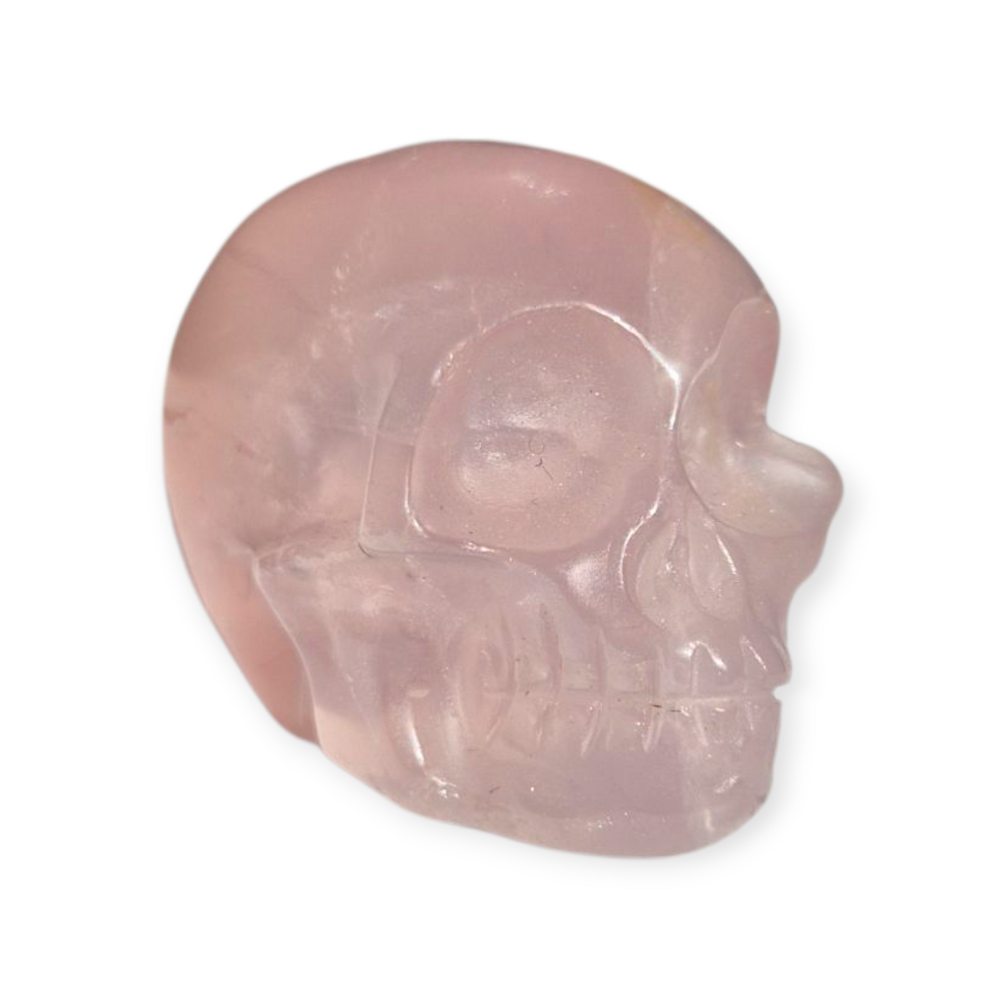 Crystals - Rose Quartz Skull (with Star)