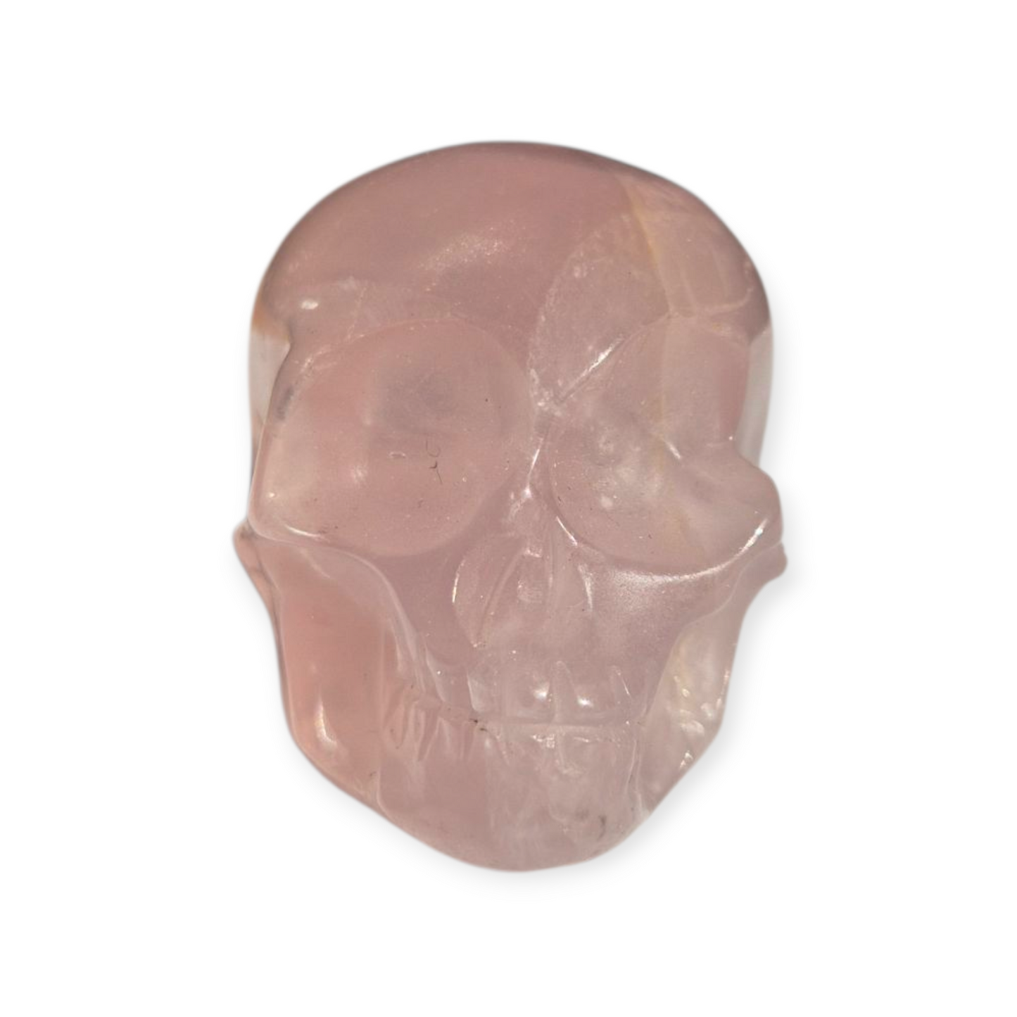 Crystals - Rose Quartz Skull (with Star)