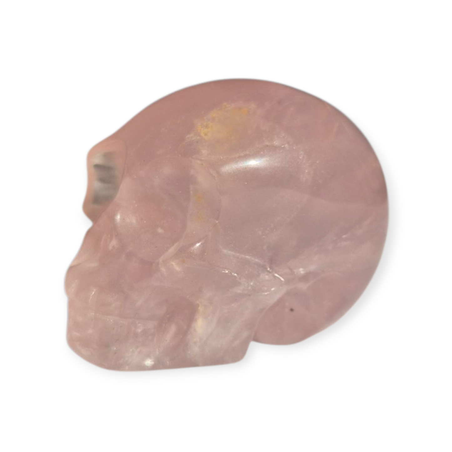Crystals - Rose Quartz Skull (with Star)