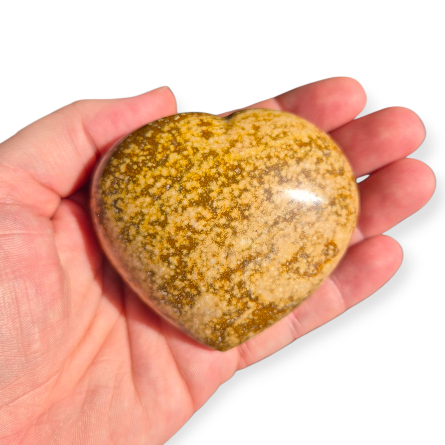 Crystals - Ocean Jasper Polished Heart